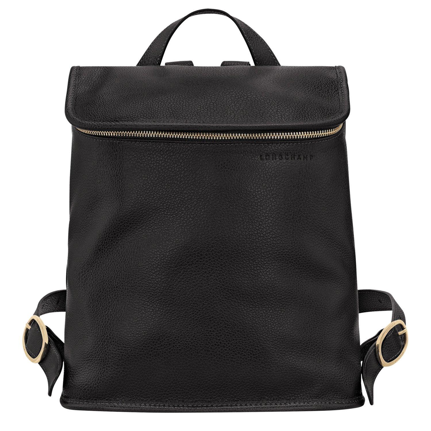 Noir - Longchamp - Women's Le Foulonne Backpacks - 1