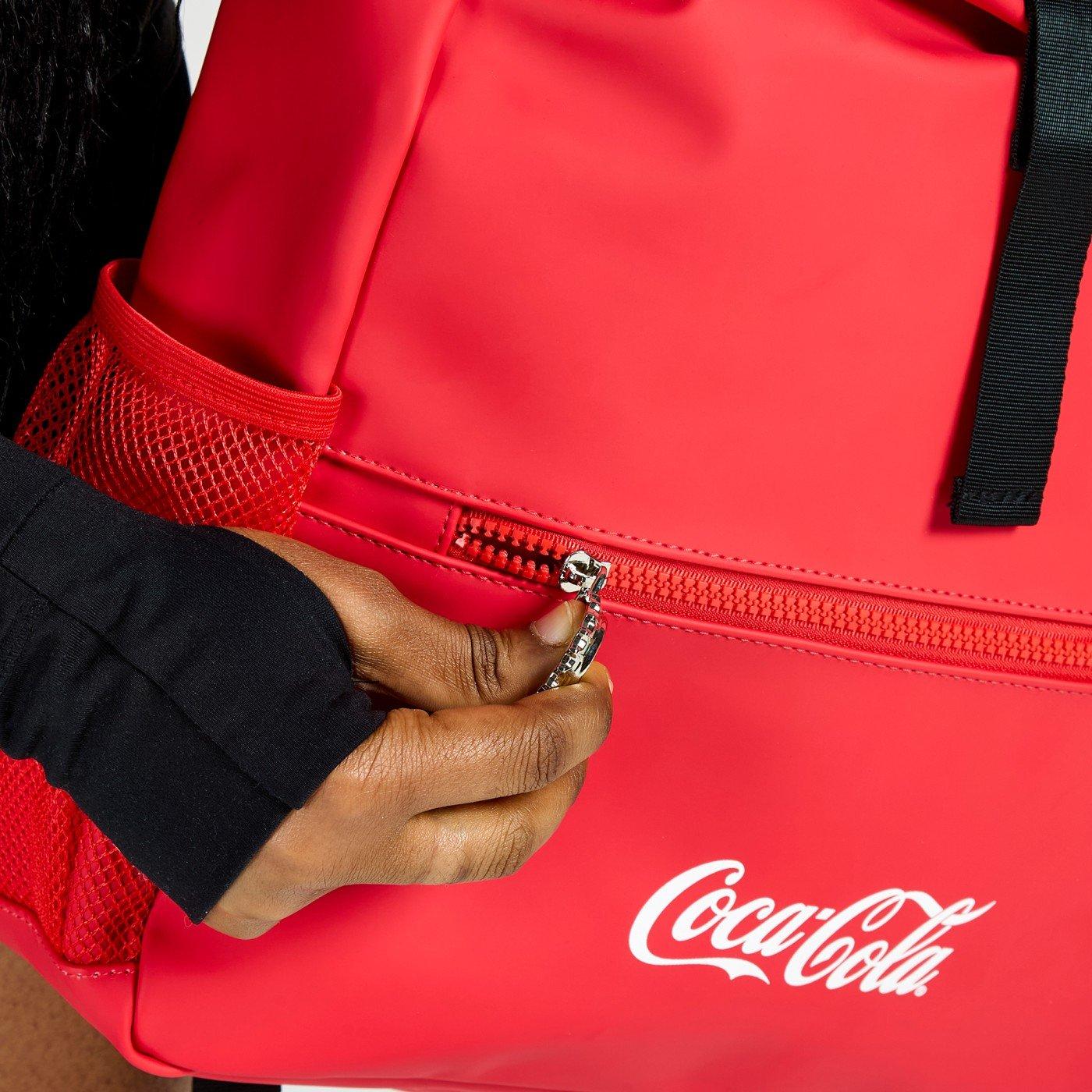Red - Coca Cola - Coca-Cola Officially Licensed Lifestyle Roll Top Bag Unisex - 4