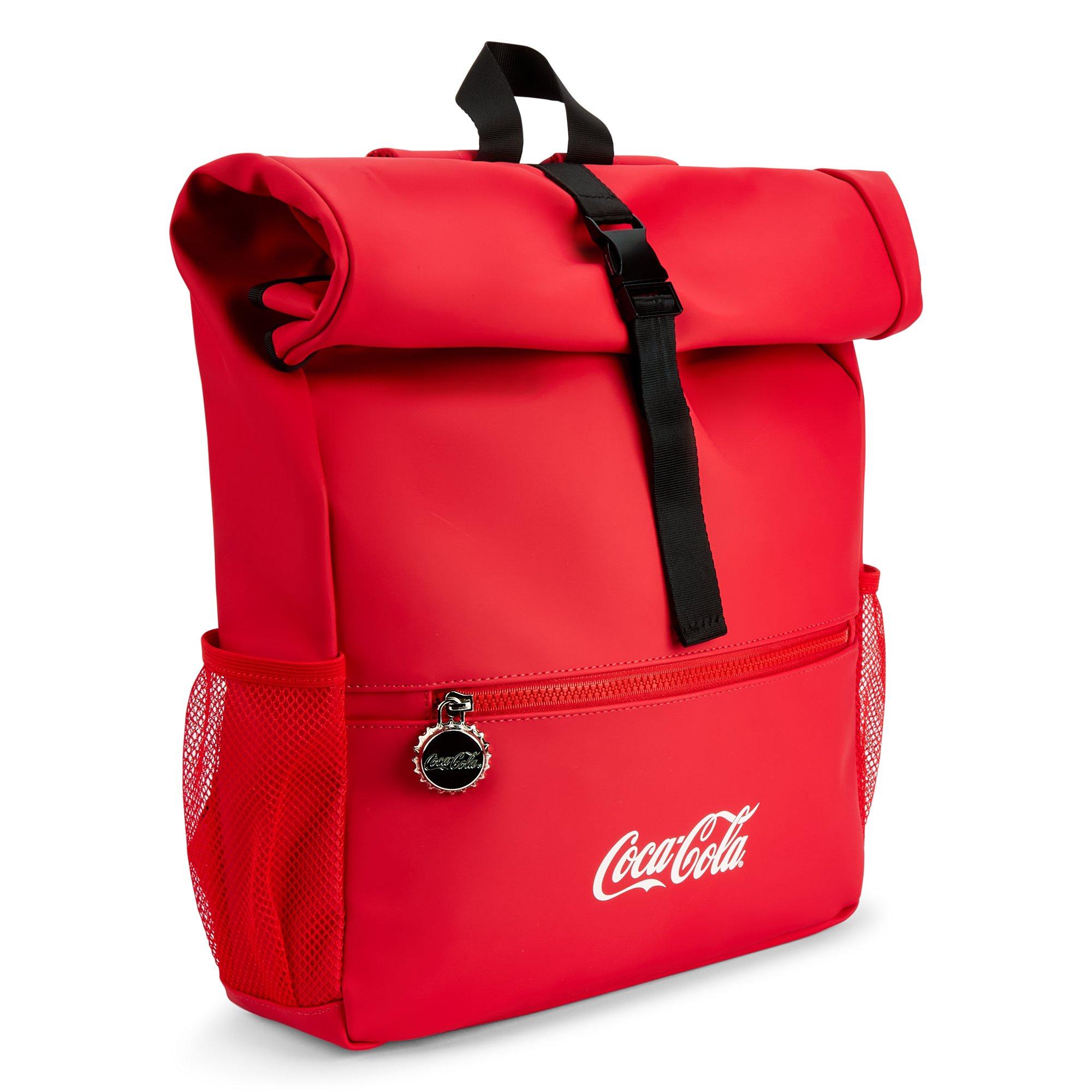 Red - Coca Cola - Coca-Cola Officially Licensed Lifestyle Roll Top Bag Unisex - 7