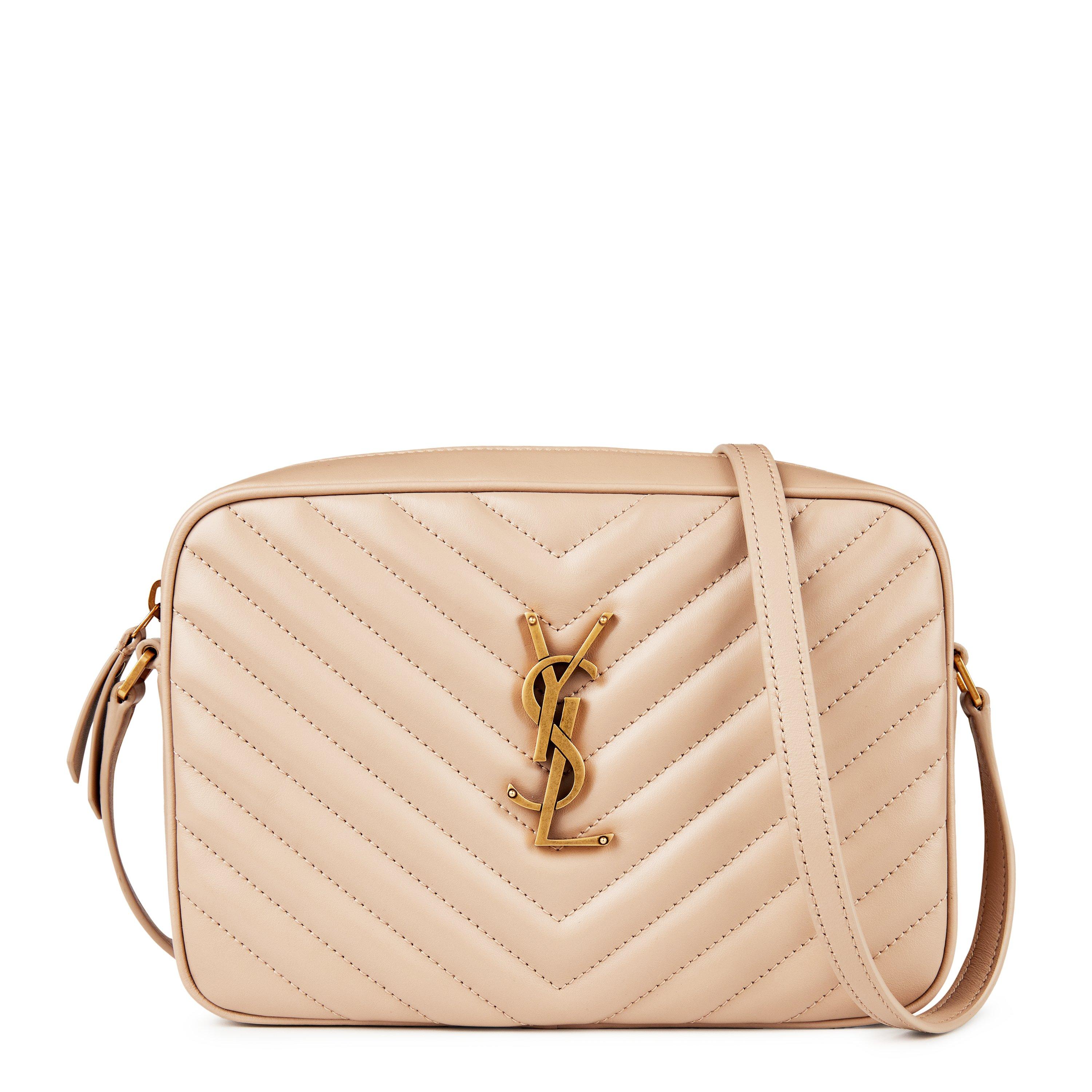 Saint Laurent Lou Camera Bag - Dark Beige