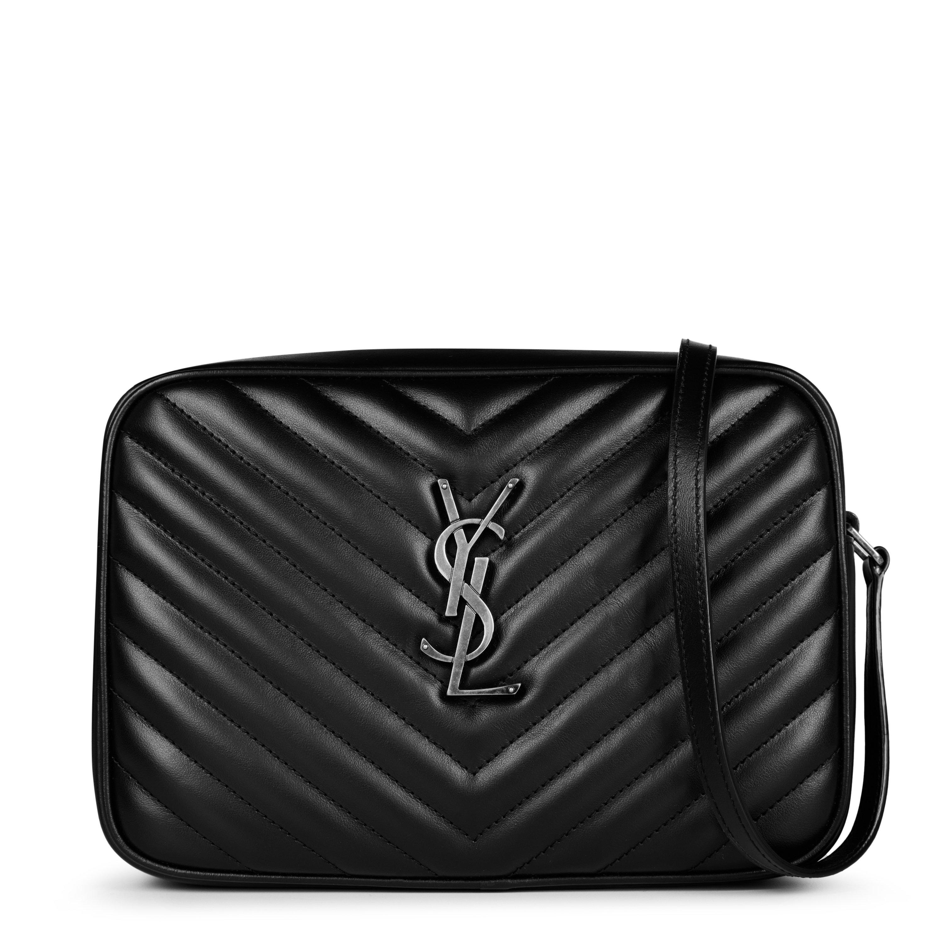 Saint Laurent Lou Camera Bag - Black/Silver