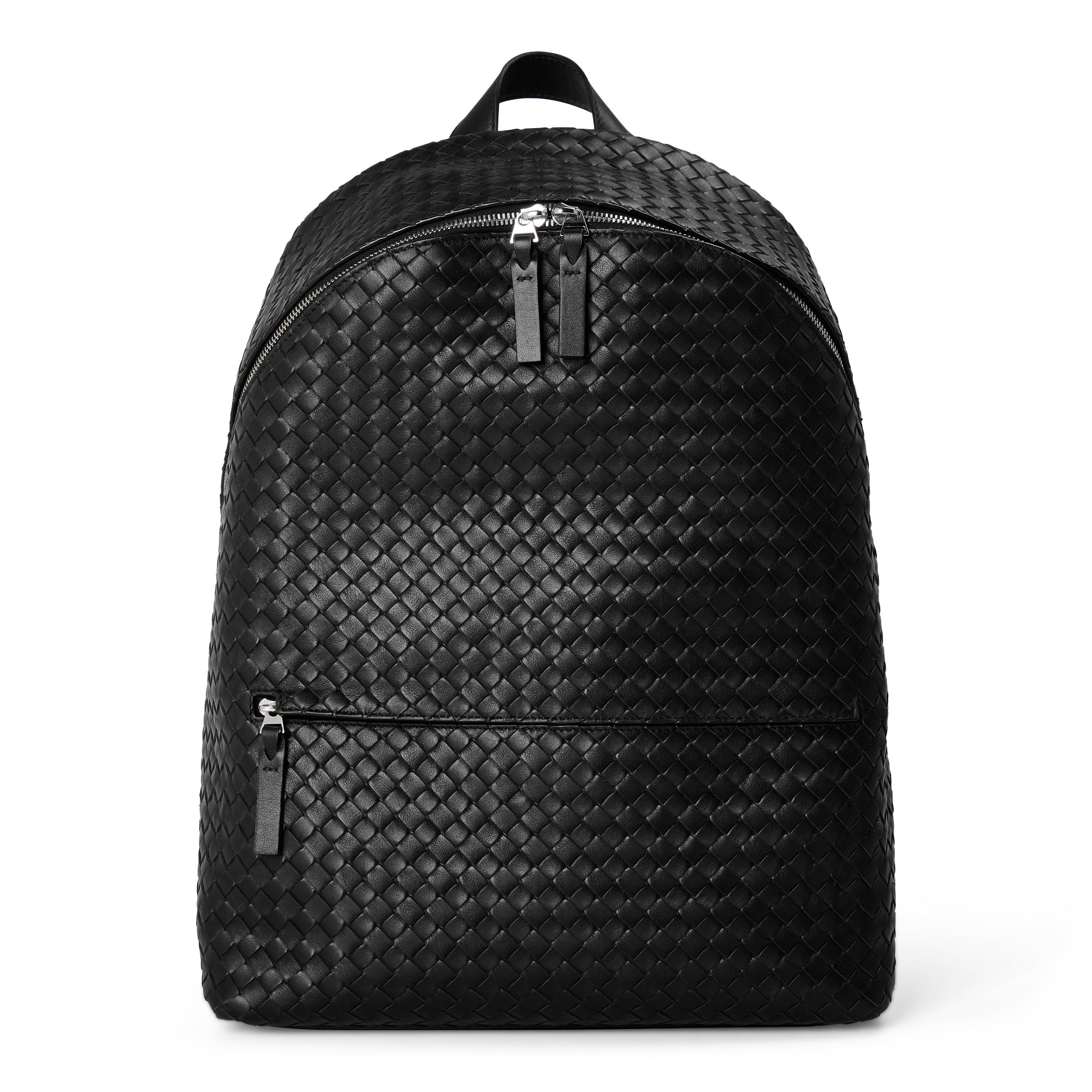 Bottega Veneta BV Intrec Back Pack Sn64 - Black