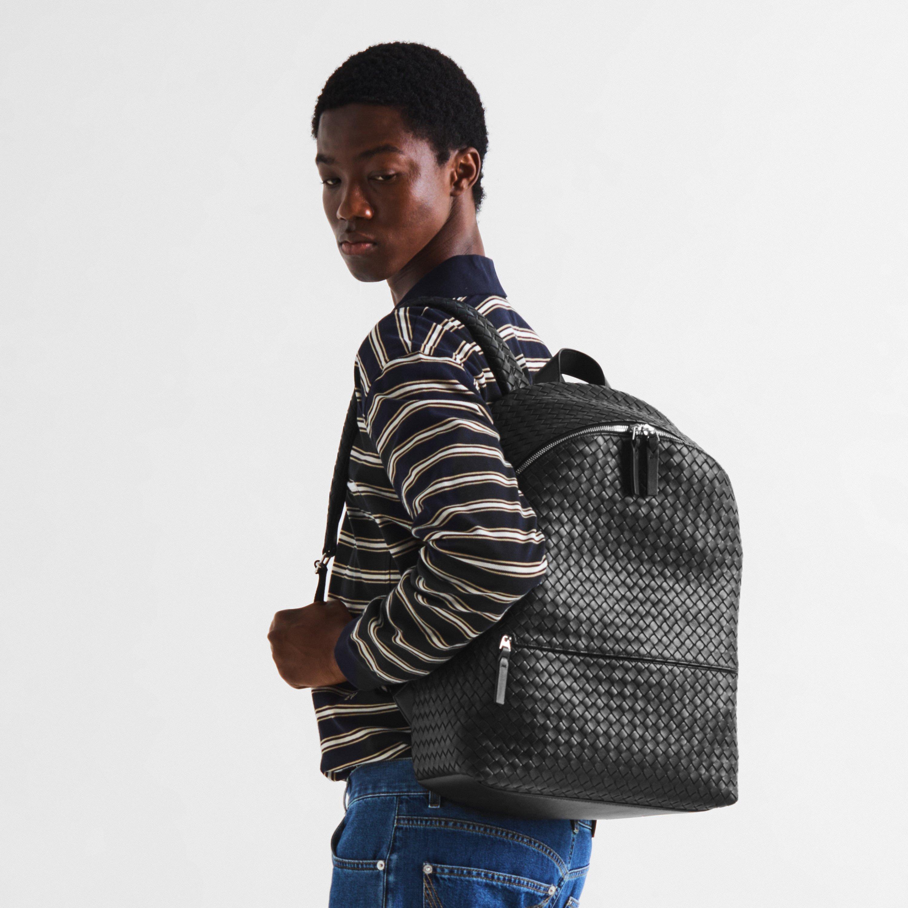 Black - Bottega Veneta - BV Intrec Back Pack Sn64 - 3