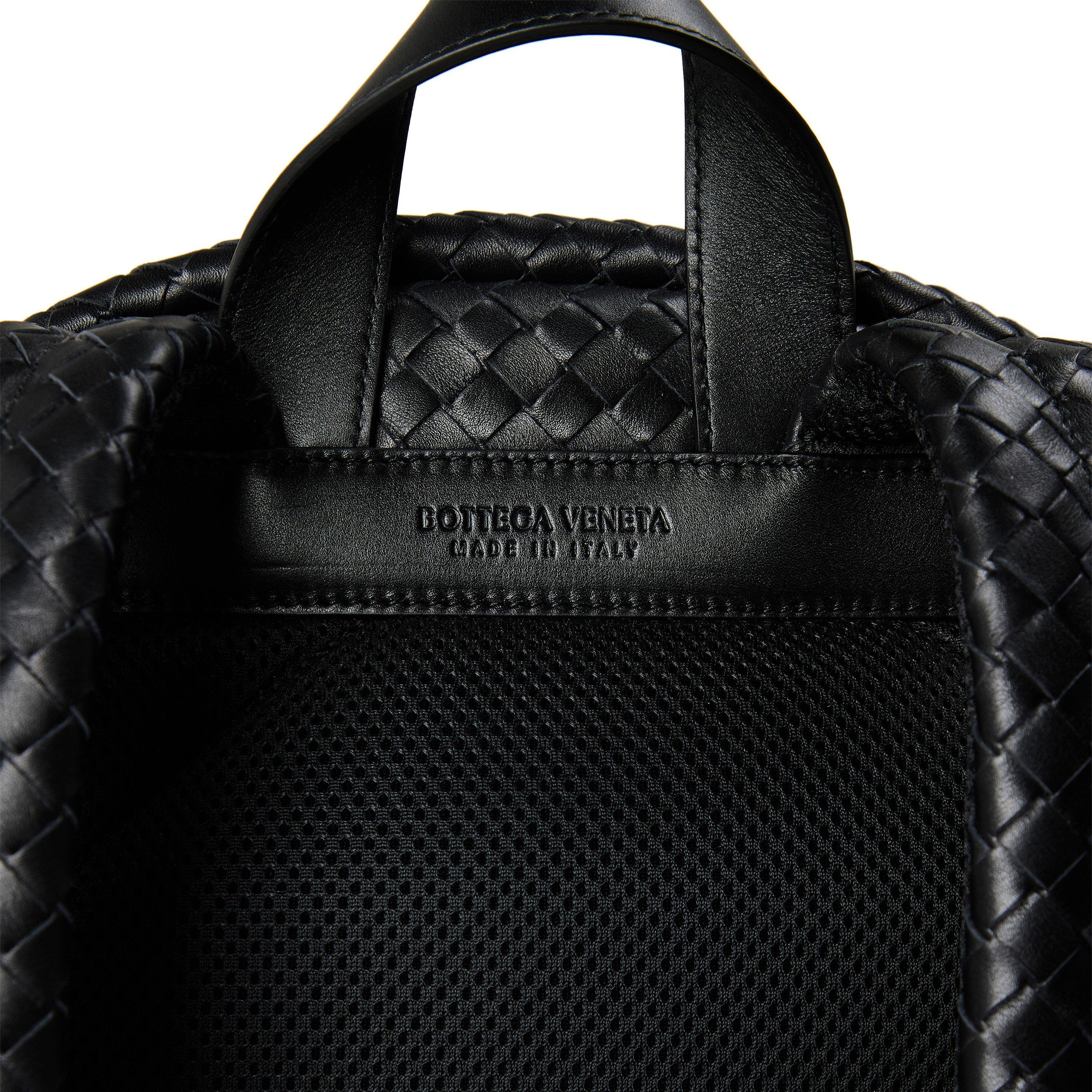Black - Bottega Veneta - BV Intrec Back Pack Sn64 - 3