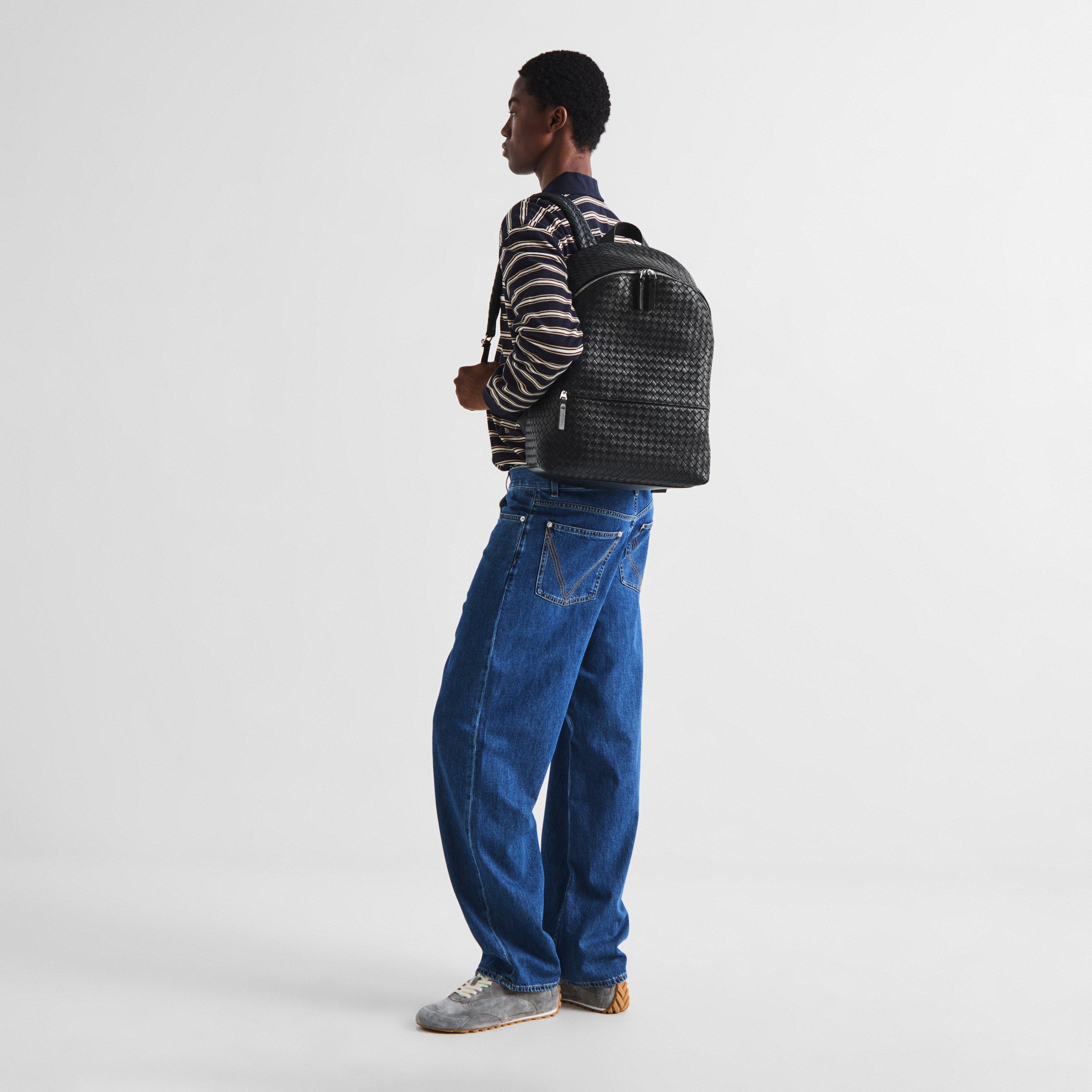 Black - Bottega Veneta - BV Intrec Back Pack Sn64 - 6