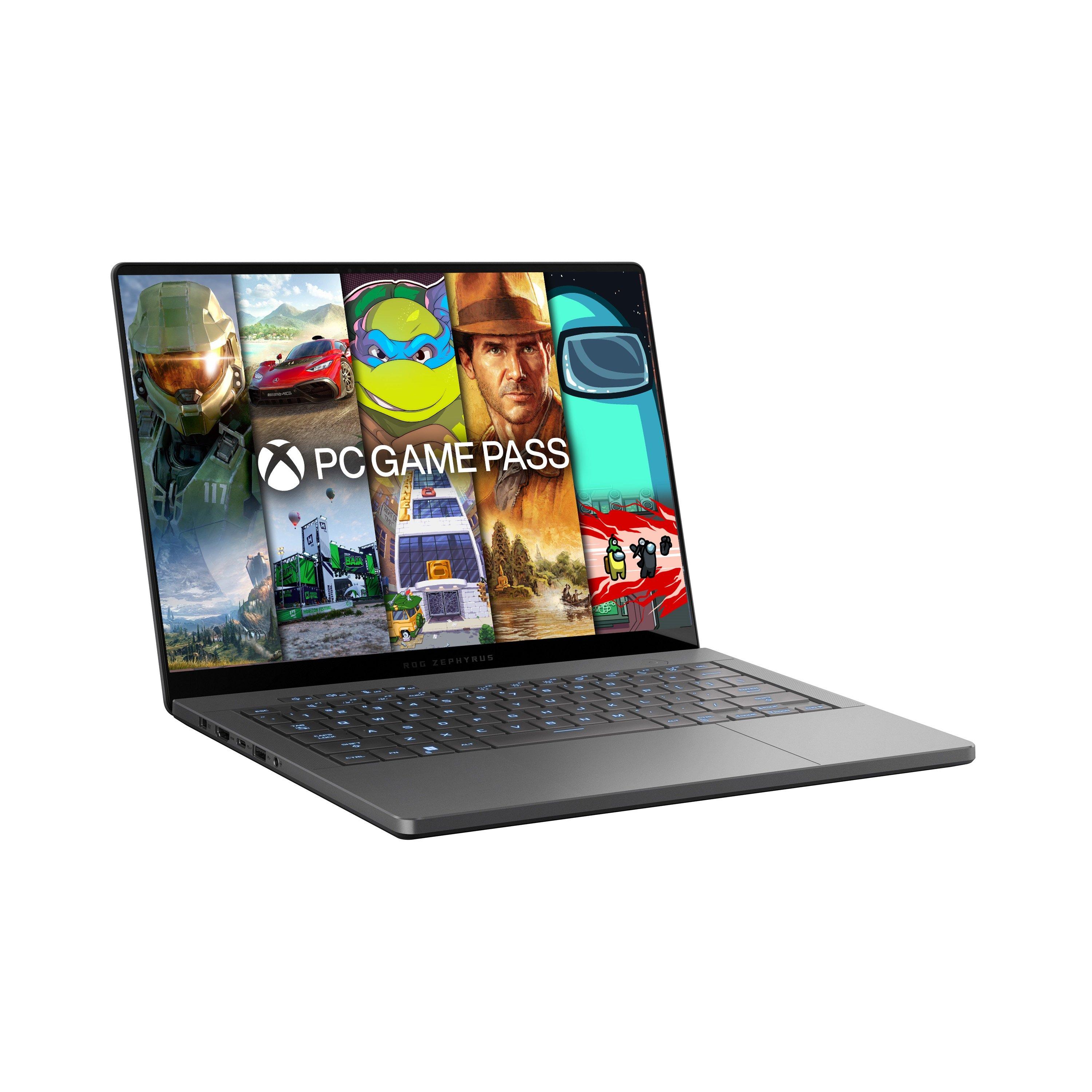 Cinzento - ASUS - ASUS ROG Zephyrus G14 GA403UM 14Inch Gaming Laptop - AMD Ryzen 9 270 16GB 1TB 5060 - 3