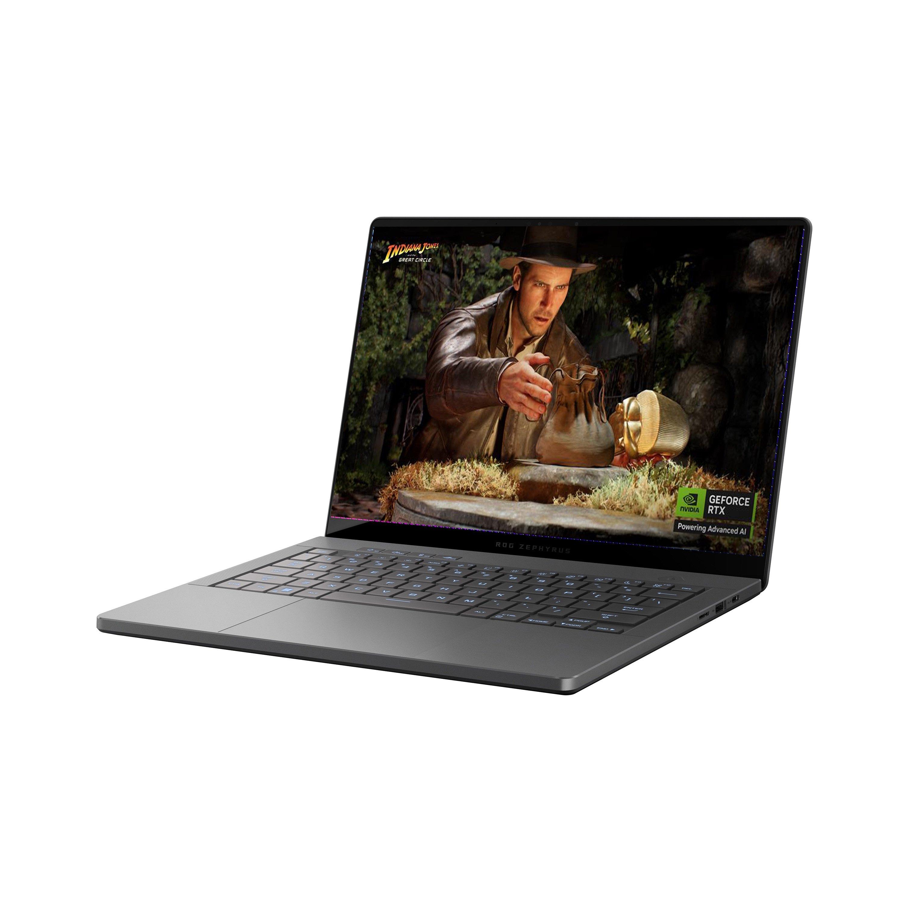 Cinzento - ASUS - ASUS ROG Zephyrus G14 GA403UM 14Inch Gaming Laptop - AMD Ryzen 9 270 16GB 1TB 5060 - 4