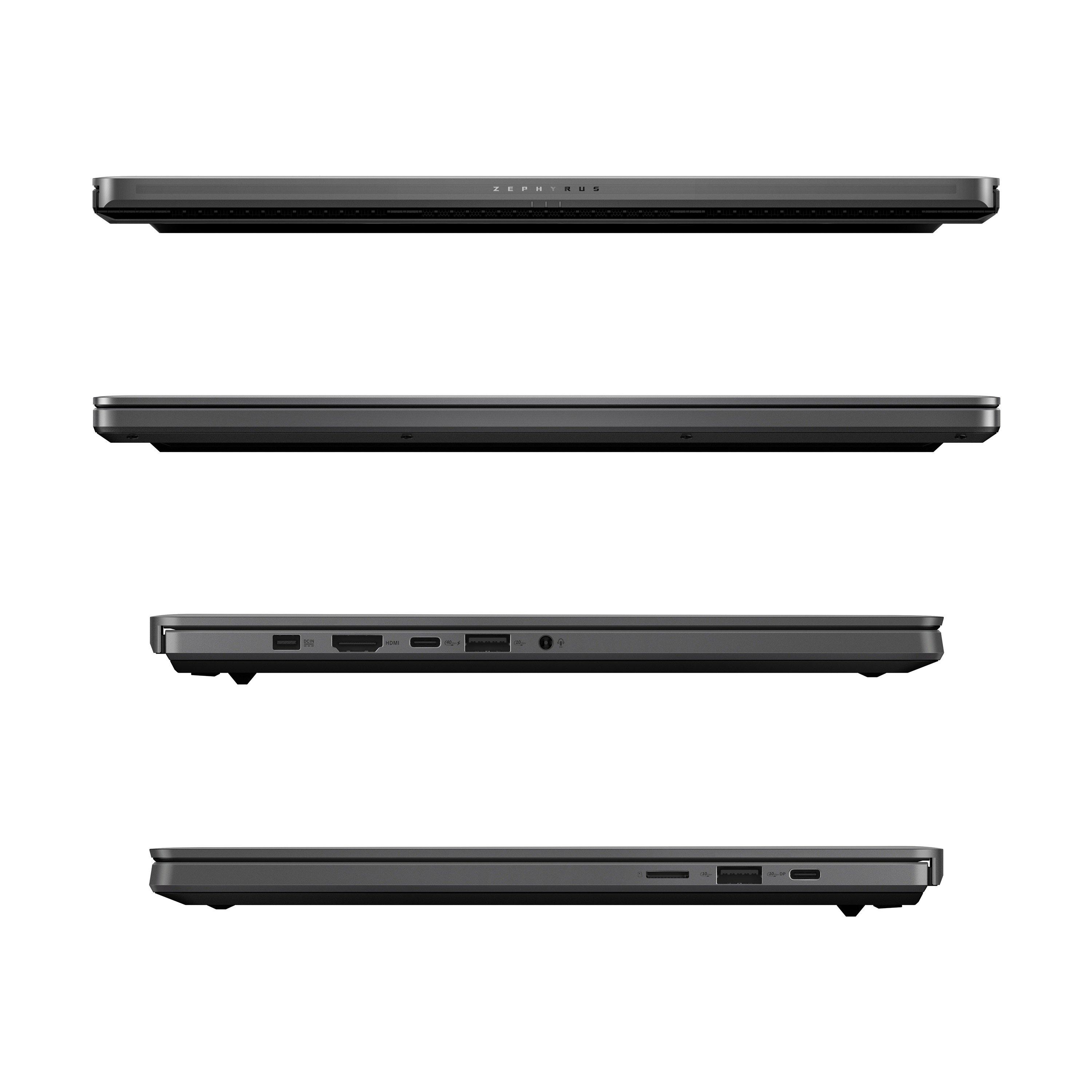 Cinzento - ASUS - ASUS ROG Zephyrus G14 GA403UM 14Inch Gaming Laptop - AMD Ryzen 9 270 16GB 1TB 5060 - 6