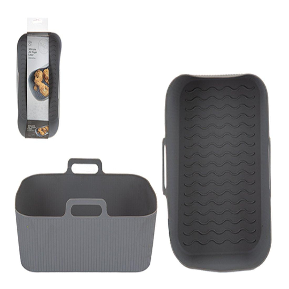 Grey - B and Co - and C Rectangle Air Fryer Liner