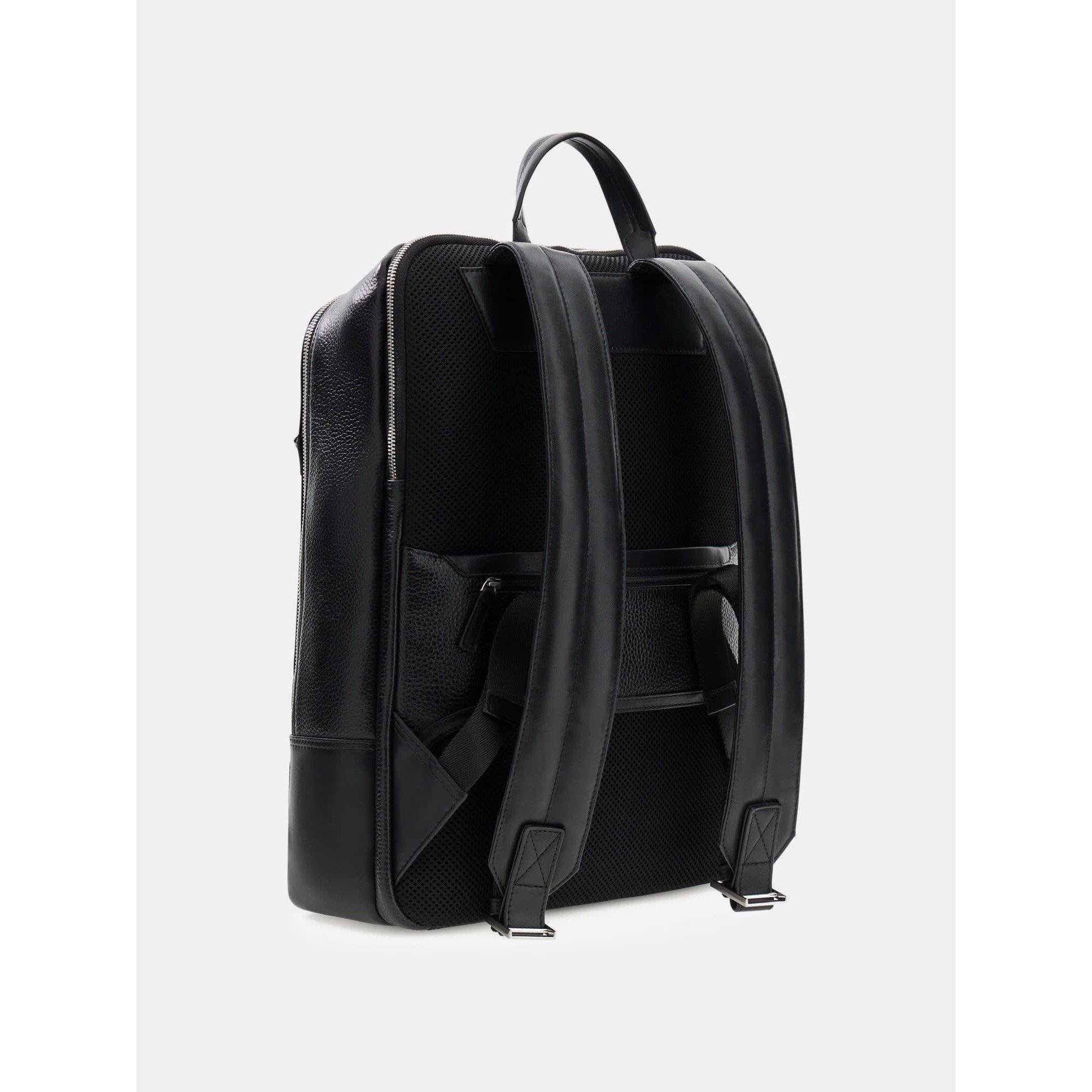 Black - Guess - Men's Monaco Backpack - 2