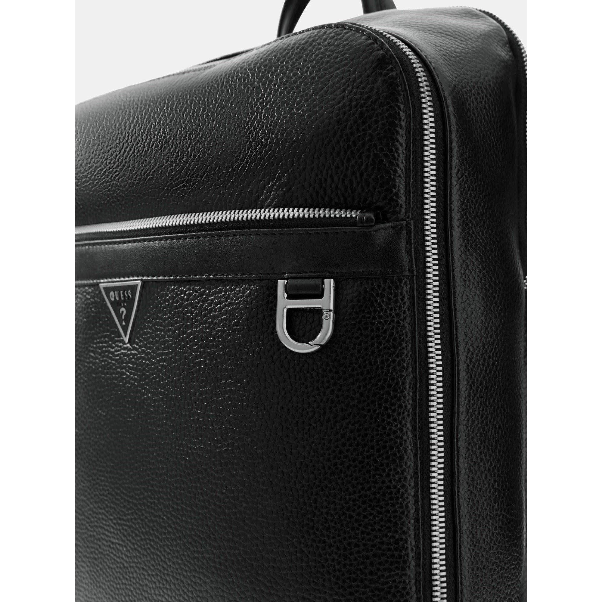 Black - Guess - Men's Monaco Backpack - 3
