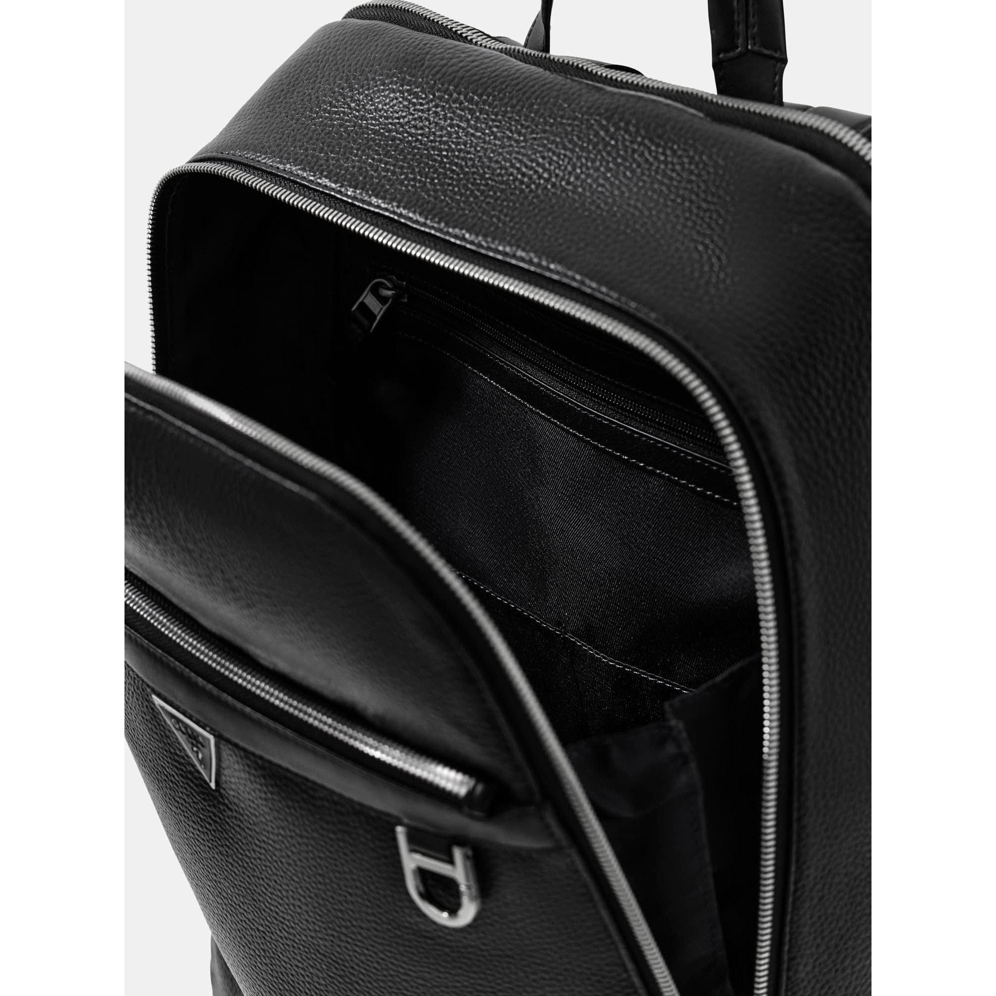 Black - Guess - Men's Monaco Backpack - 4