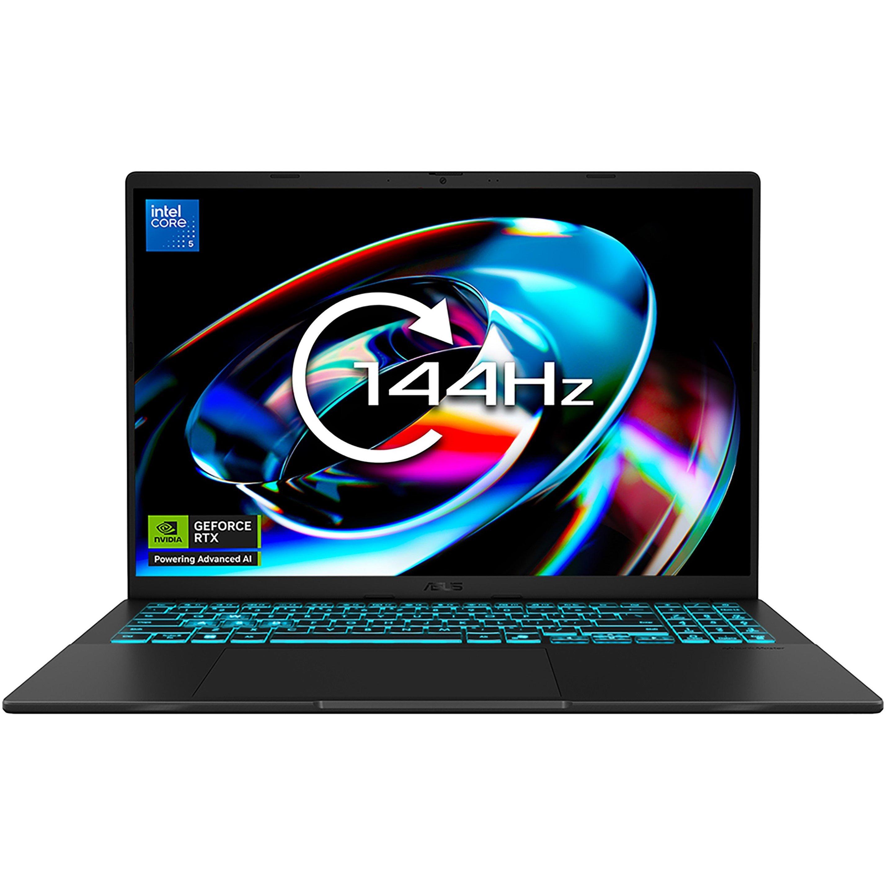 Black - ASUS - ASUS V16 V3607VH 16Inch Gaming Laptop - Intel Core 5 210H 16GB 1TB RTX 5050 - 1