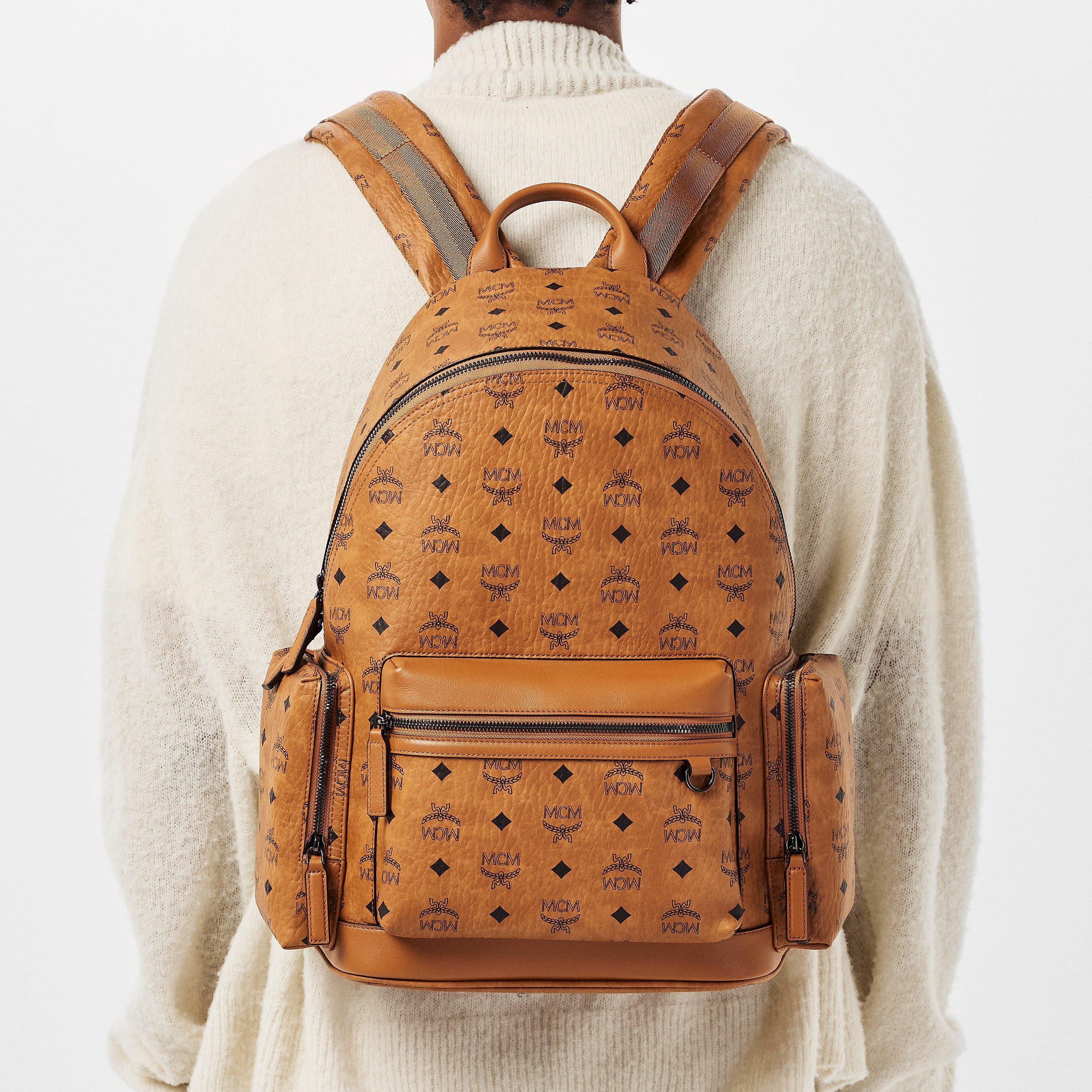 Cognac - MCM - Men's Stark Backpack - 3