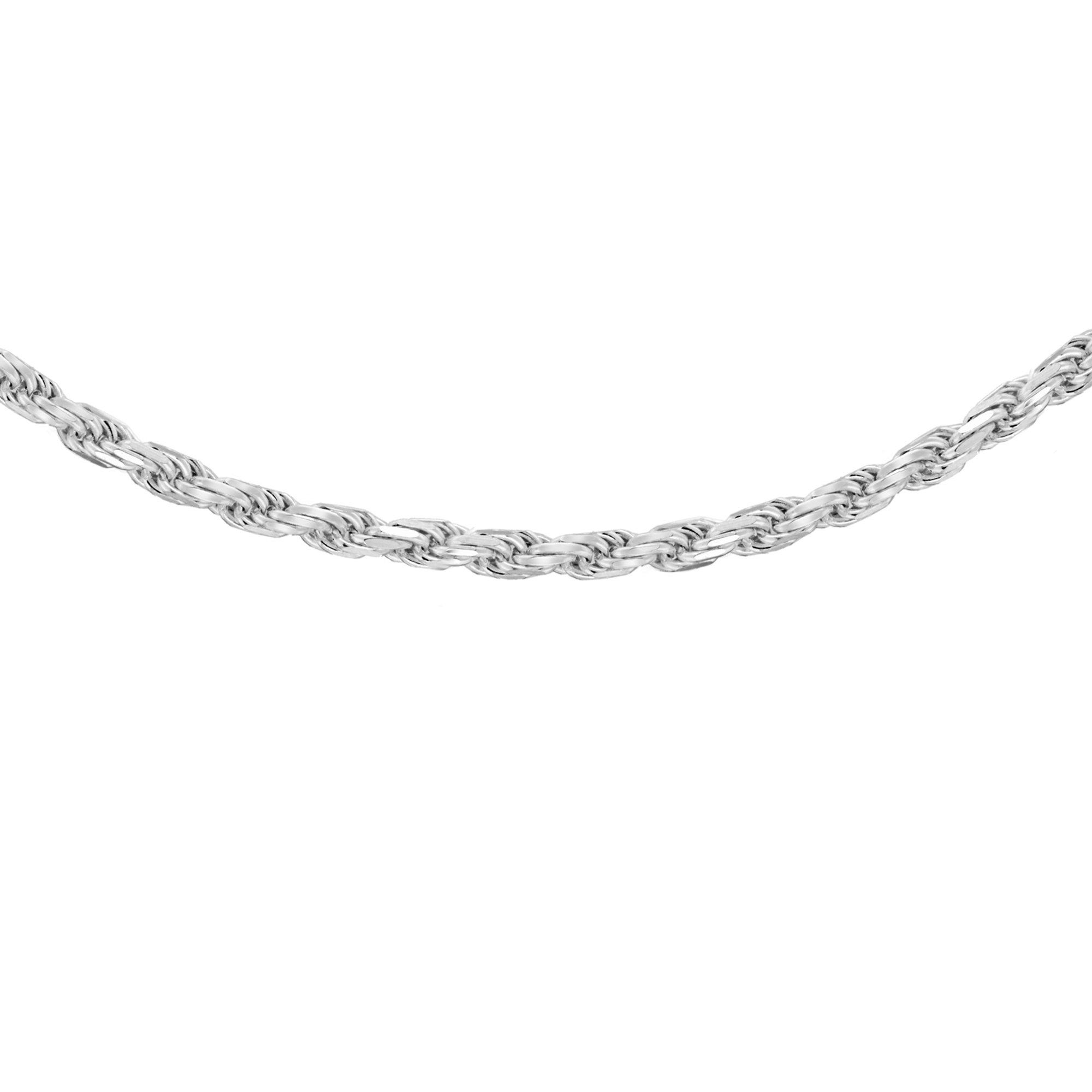 Sterling Silver - Be You - Sterling Silver Diamond Cut Rope Chain - 1