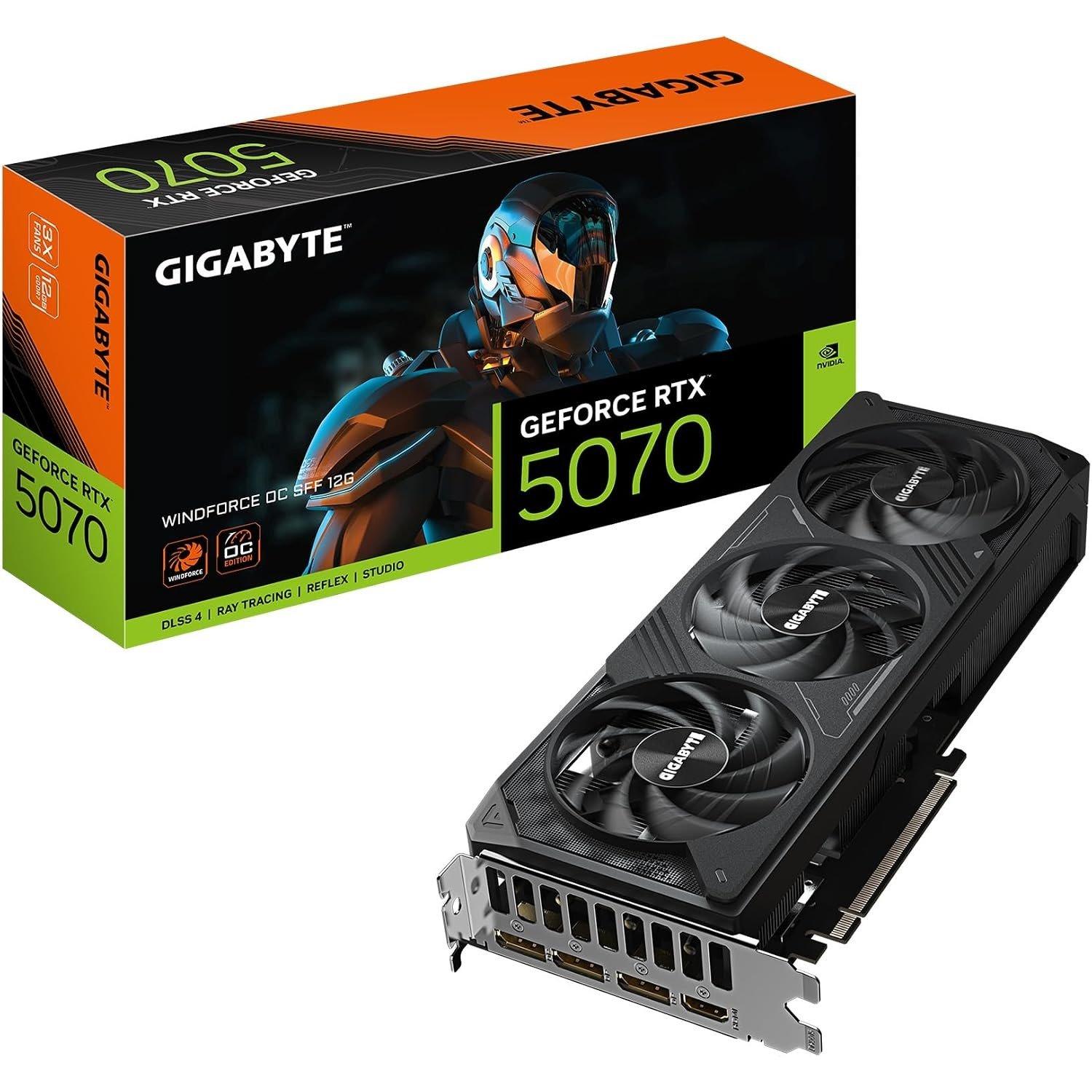 Gigabyte Technology GIGABYTE RTX 5070 12GB WINDFORCE OC Graphics Card