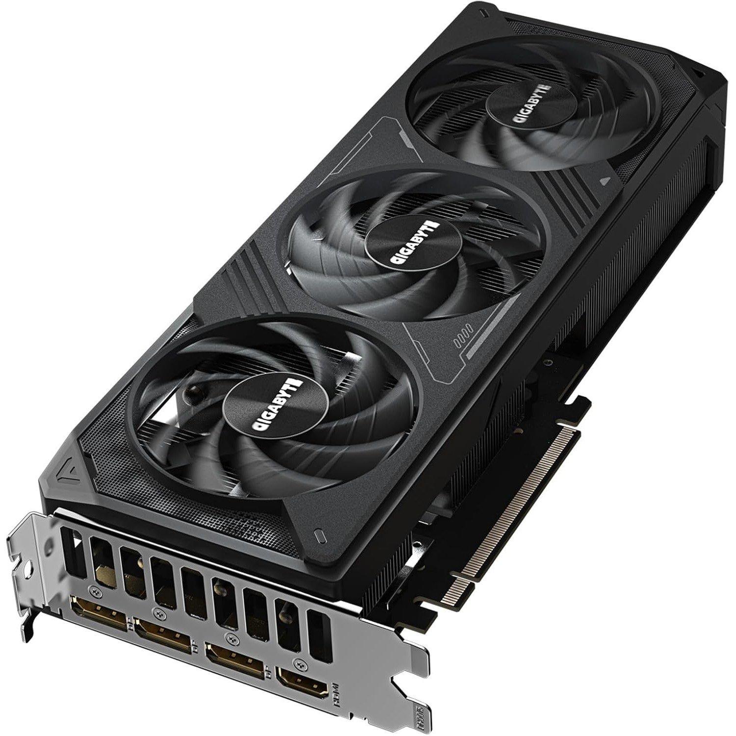 Crna - Gigabyte Technology - GIGABYTE RTX 5070 12GB WINDFORCE OC Graphics Card - 4
