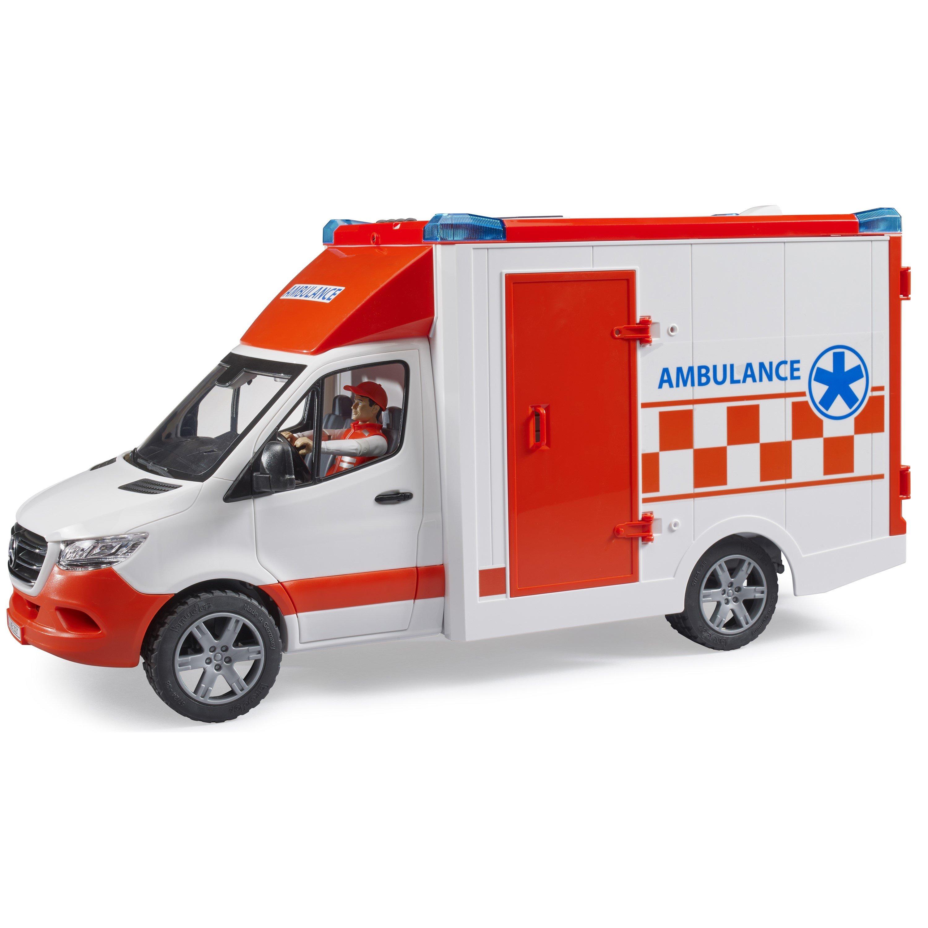 Multi - Bruder - Bruder 1:16 MB Sprinter Ambulance with driver and - 3