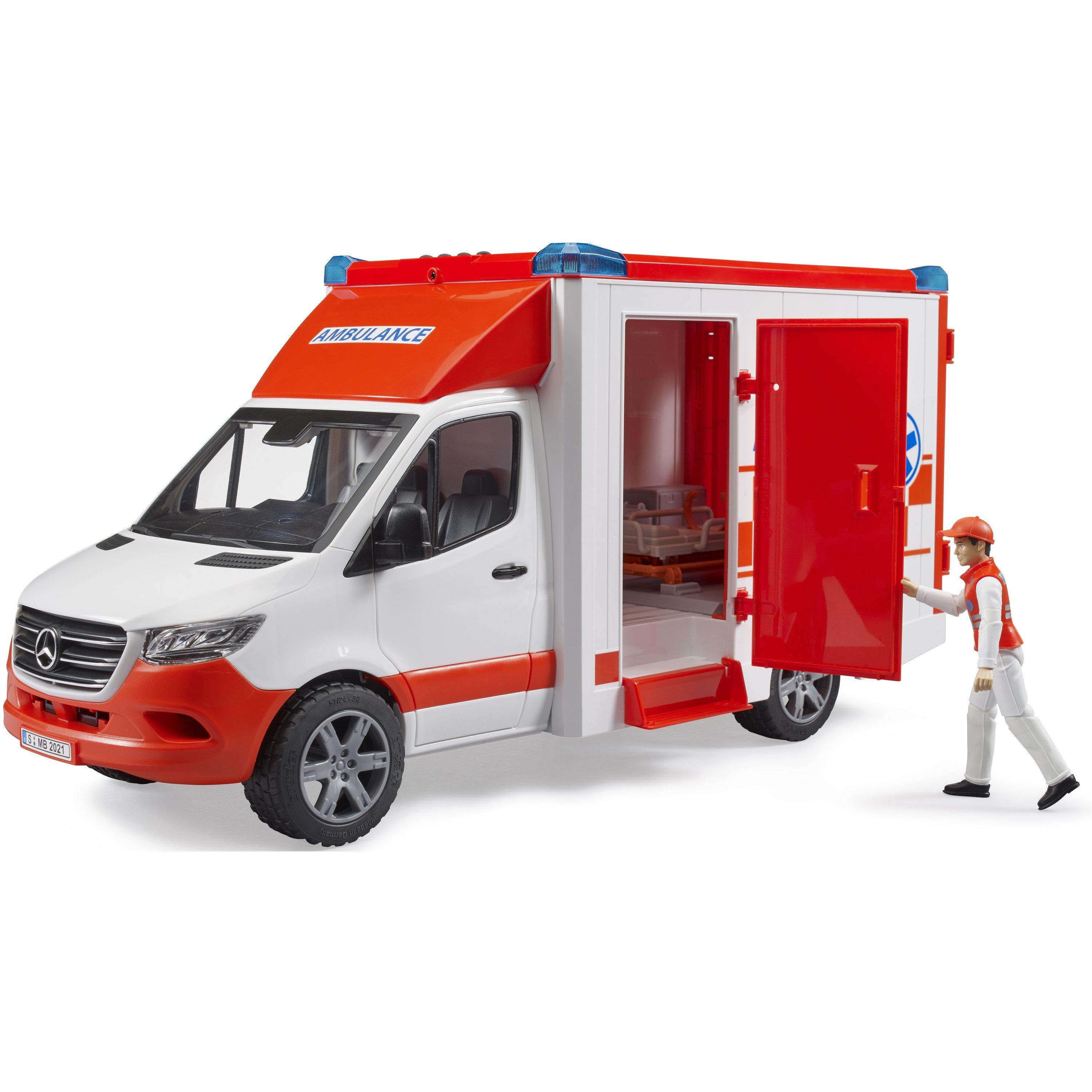 Multi - Bruder - Bruder 1:16 MB Sprinter Ambulance with driver and - 6
