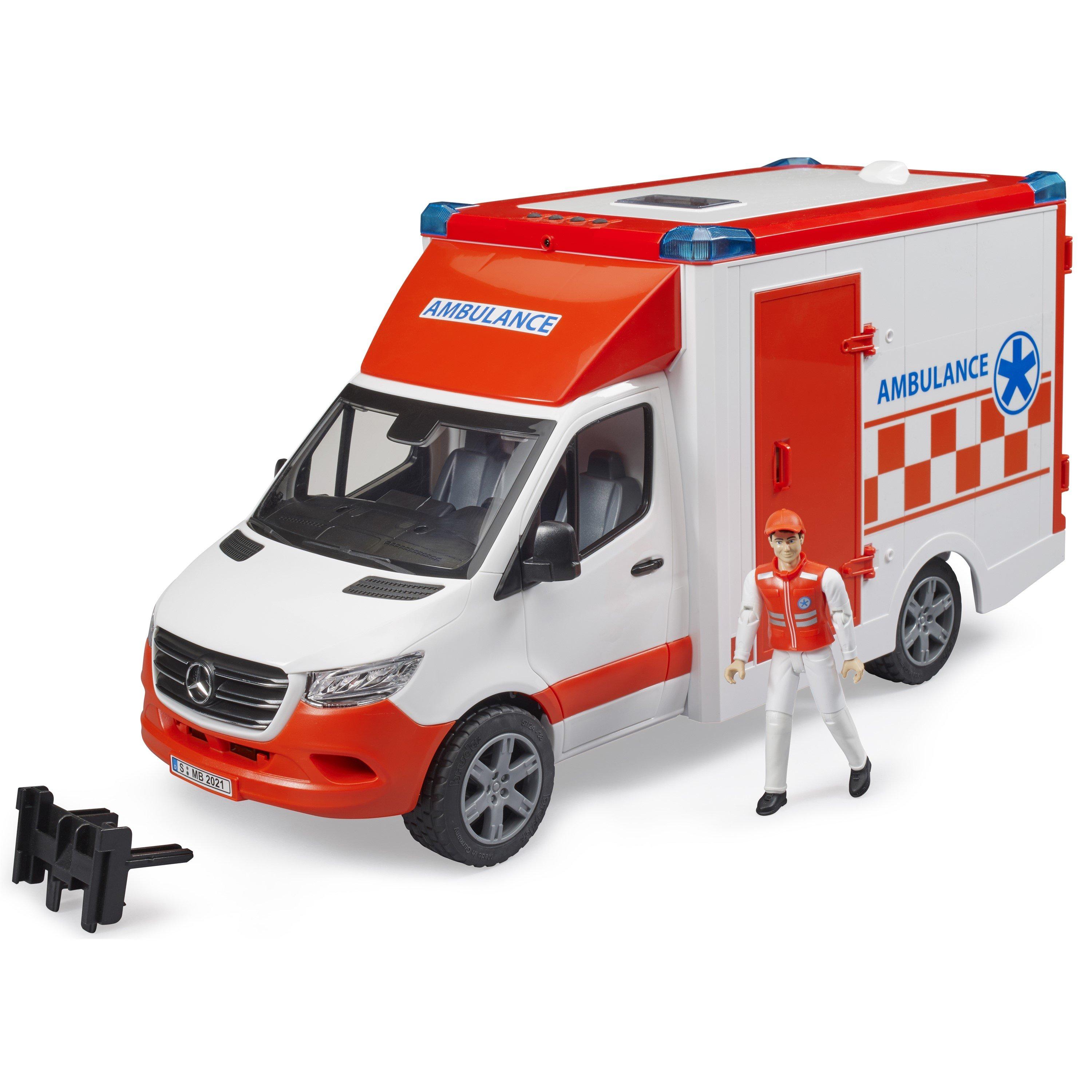 Multi - Bruder - Bruder 1:16 MB Sprinter Ambulance with driver and - 9