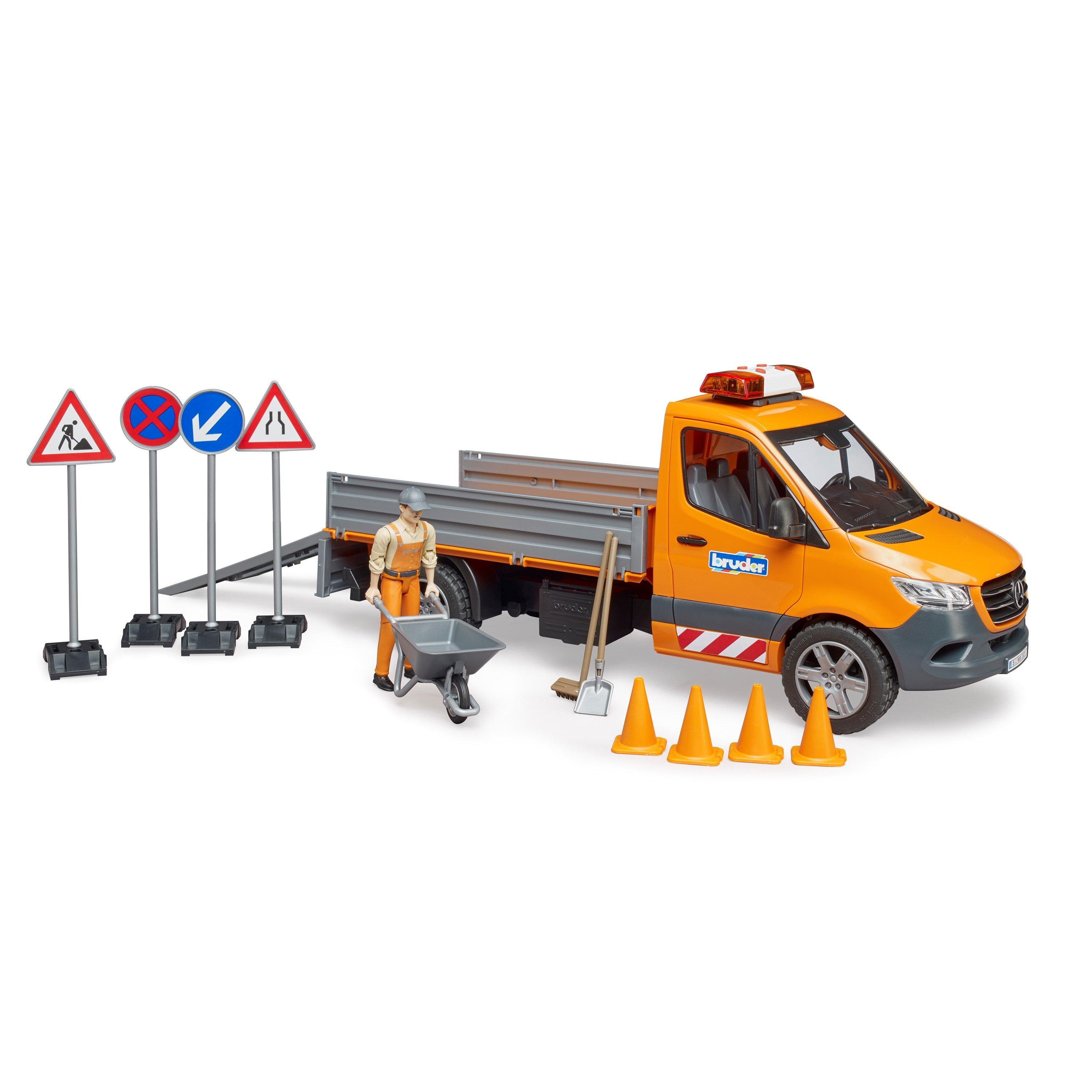 Multi - Bruder - Bruder 1:16 MB Sprinter Municipal with driver L+S - 1