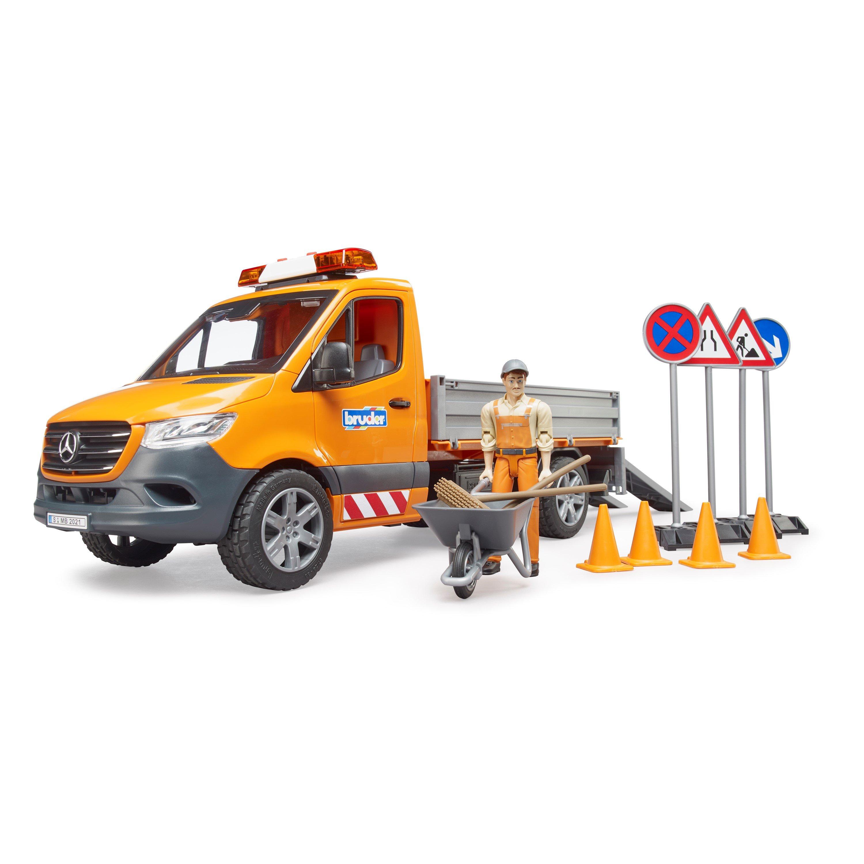 Multi - Bruder - Bruder 1:16 MB Sprinter Municipal with driver L+S - 6