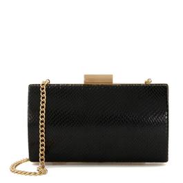 Dune Bellview Etched Clasp Box Clutch Bag