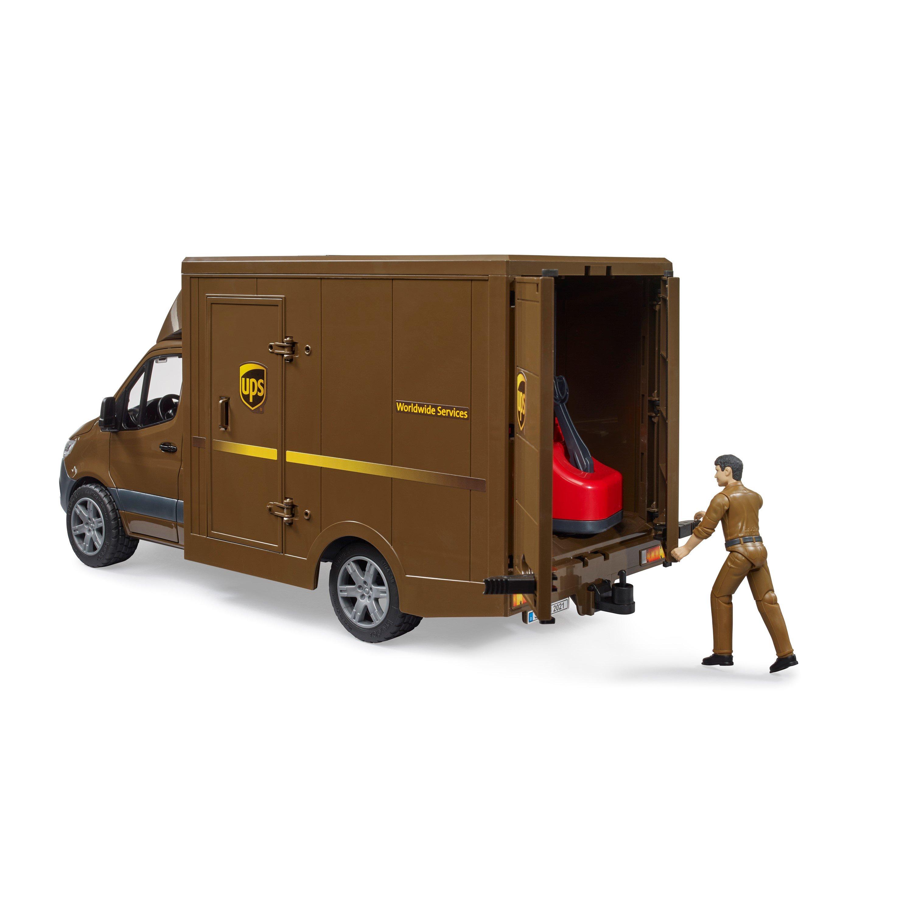 Multi - Bruder - Bruder 1:16 MB Sprinter UPS with driver and access - 1