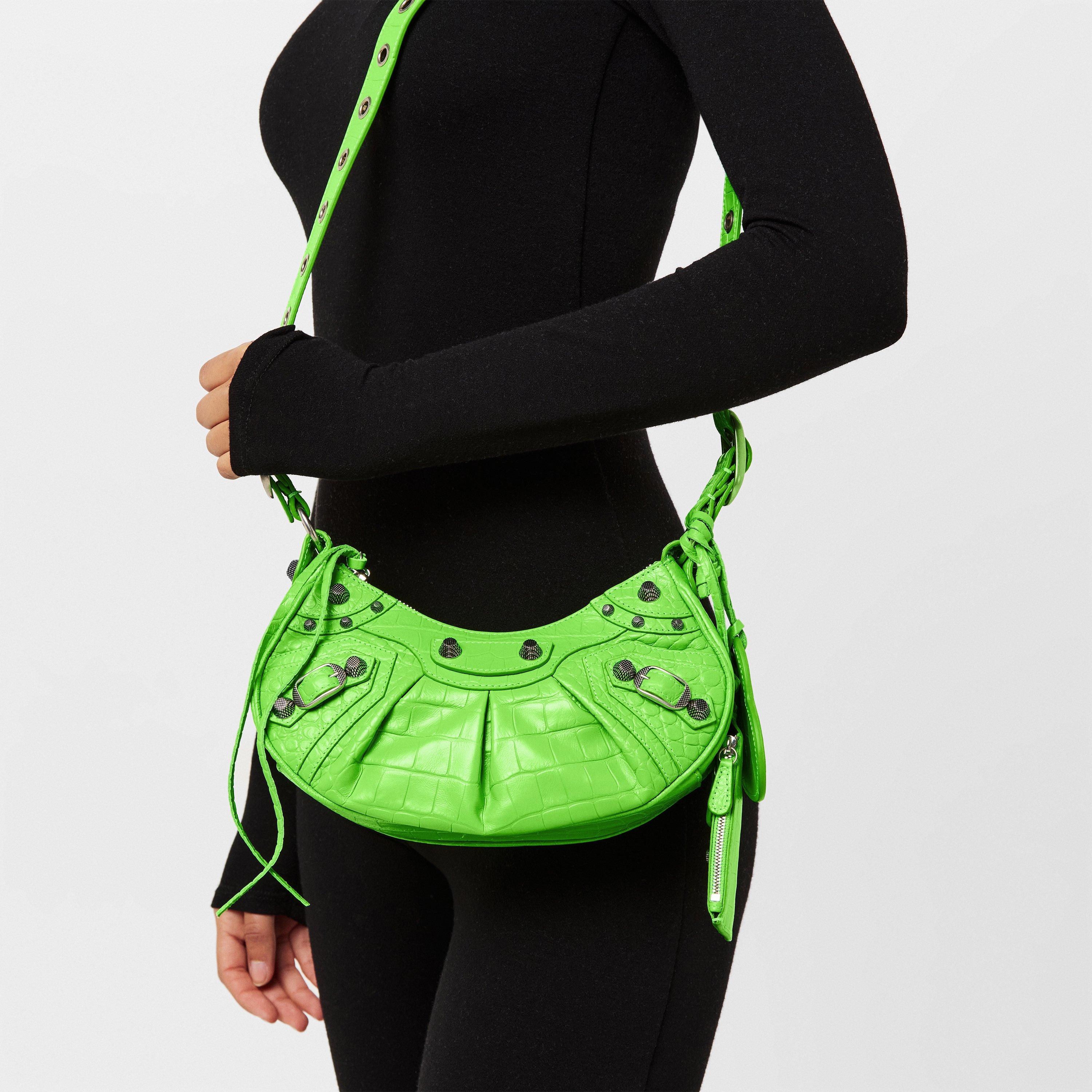 Acid Green - Balenciaga - Women's Top Handle Bag - 3