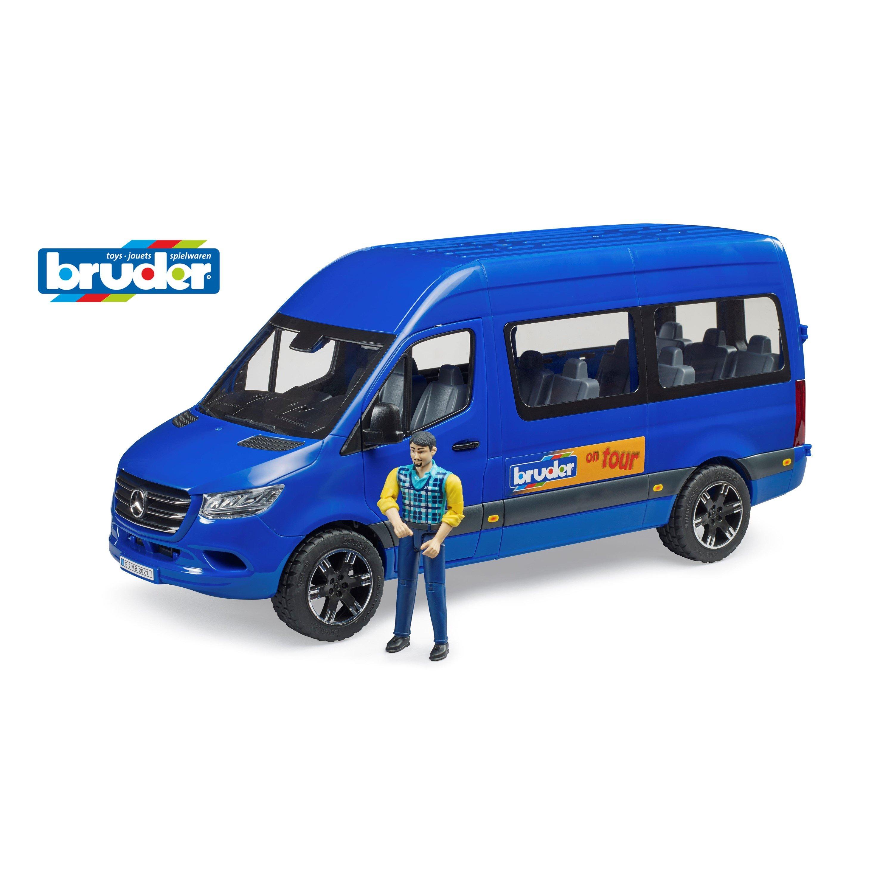 Multi - Bruder - Bruder 1:16 MB Sprinter Transfer with driver ¿ Del - 1