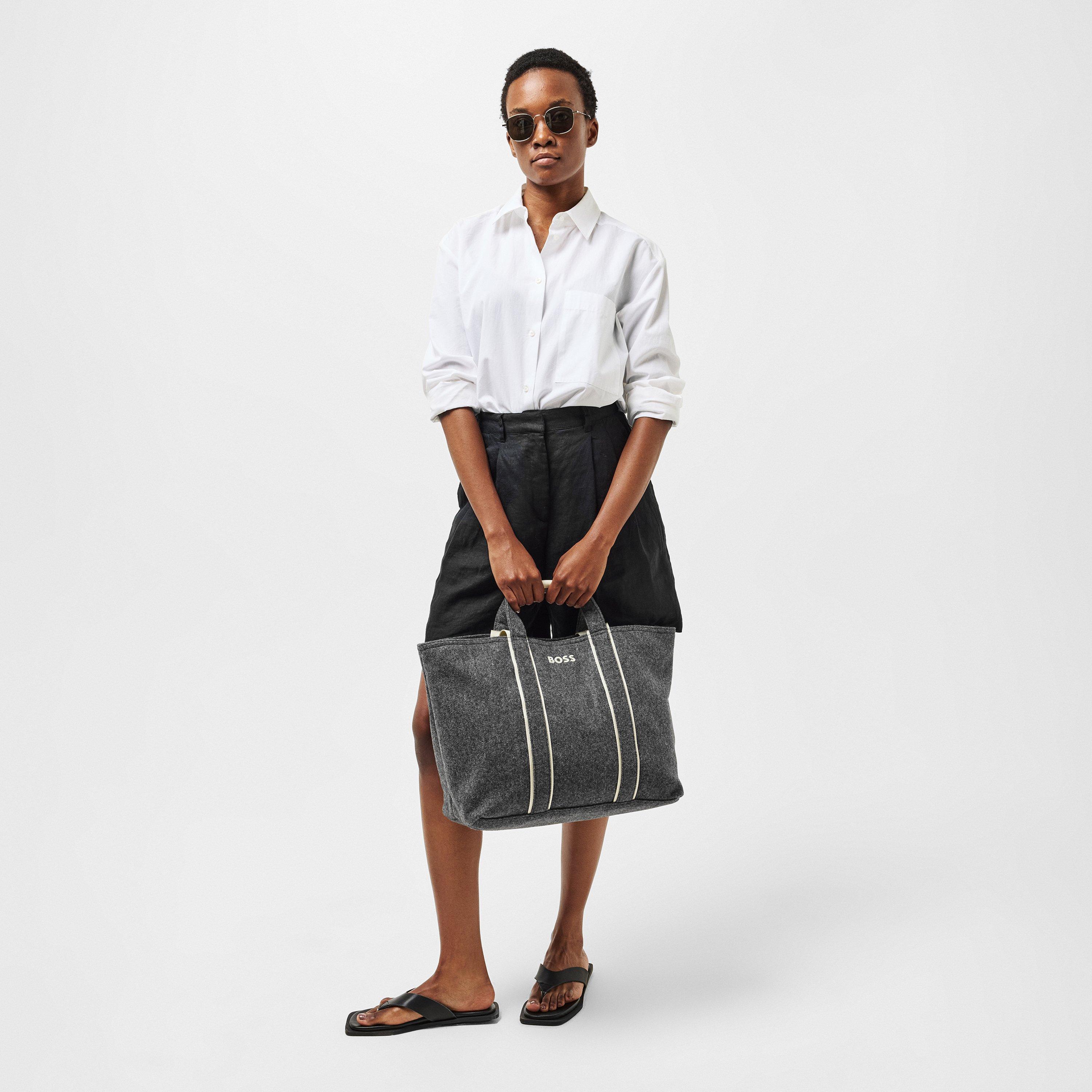 Dark Grey 023 - Boss - Women's Palmah Tote Bag, Stylish Tote - 6