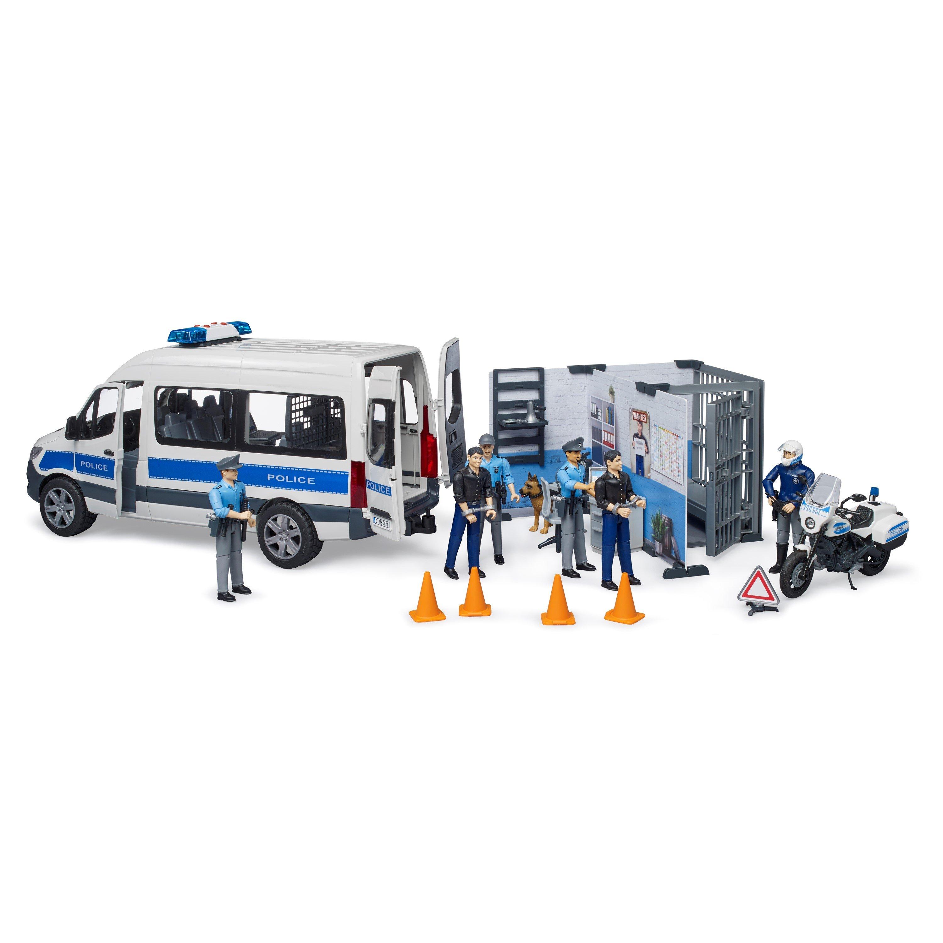 Multi - Bruder - Bruder 1:16 MB Sprinter Police with policeman and - 1