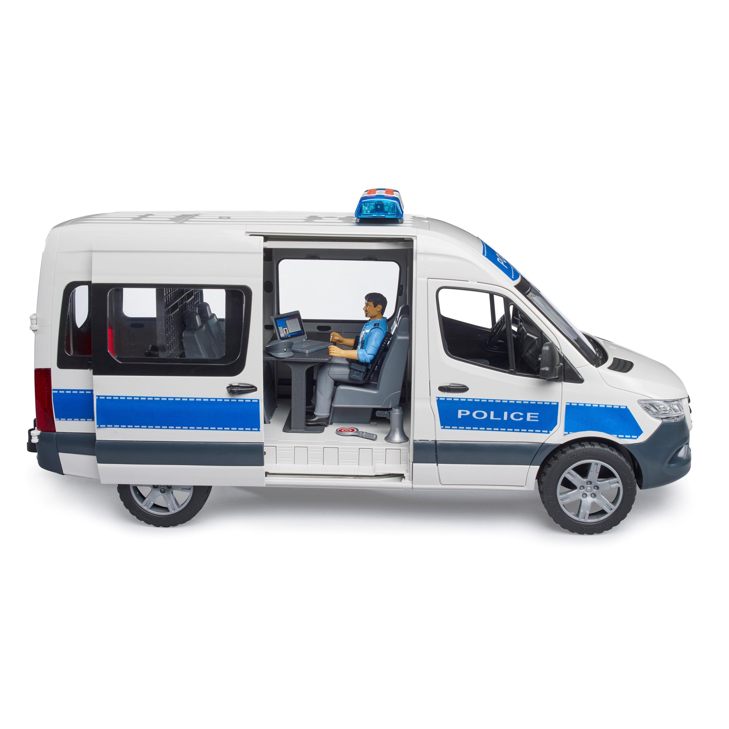 Multi - Bruder - Bruder 1:16 MB Sprinter Police with policeman and - 3
