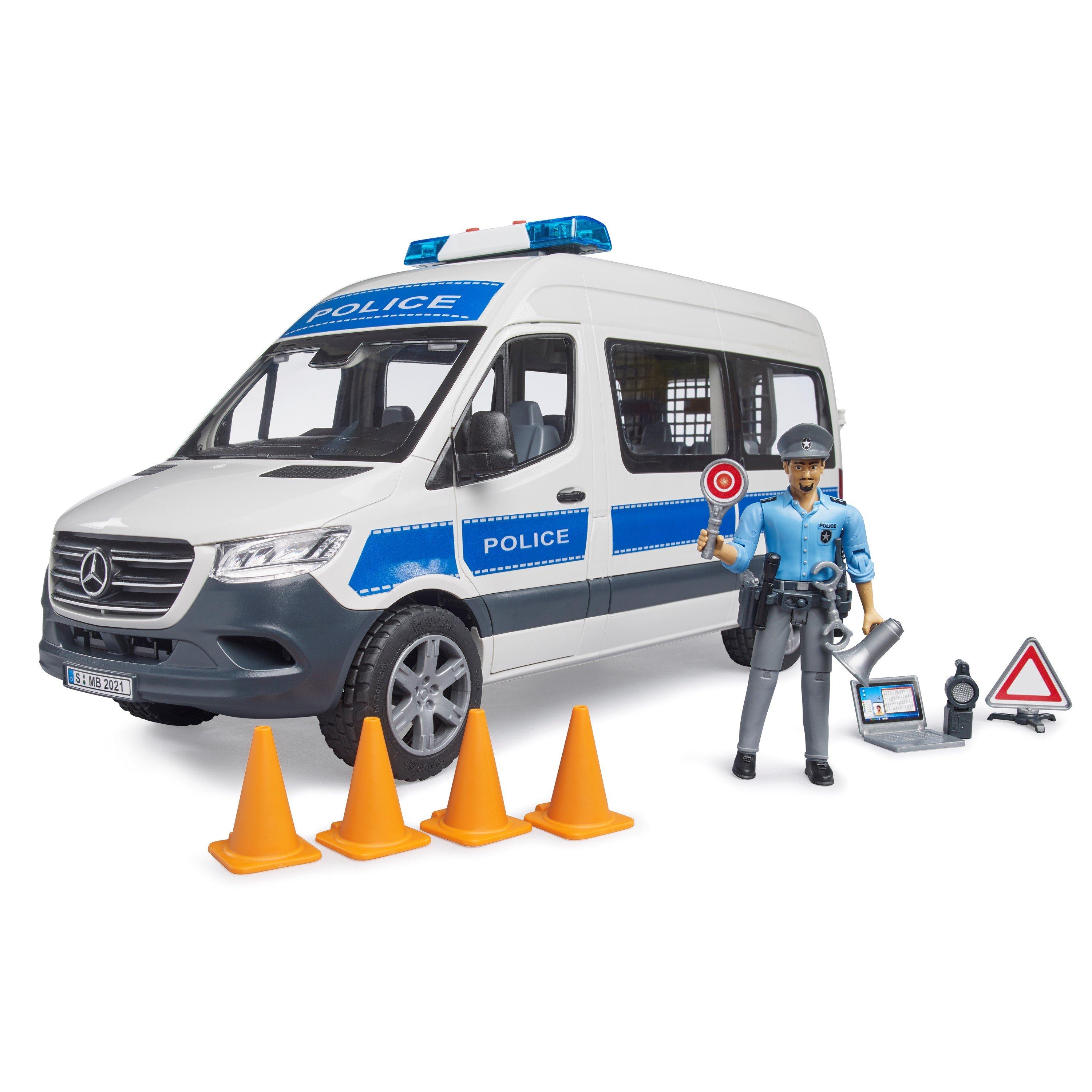 Multi - Bruder - Bruder 1:16 MB Sprinter Police with policeman and - 5