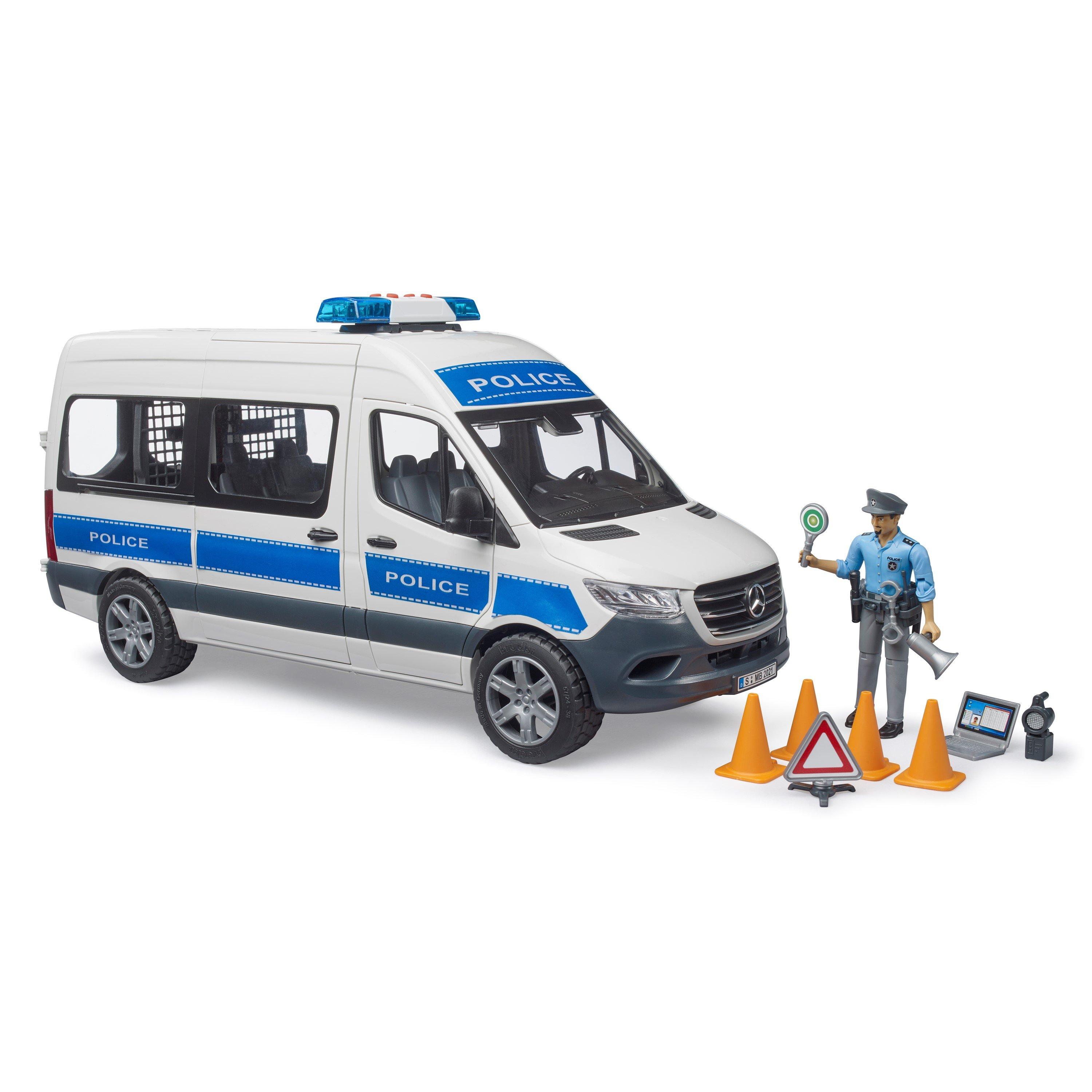 Multi - Bruder - Bruder 1:16 MB Sprinter Police with policeman and - 7