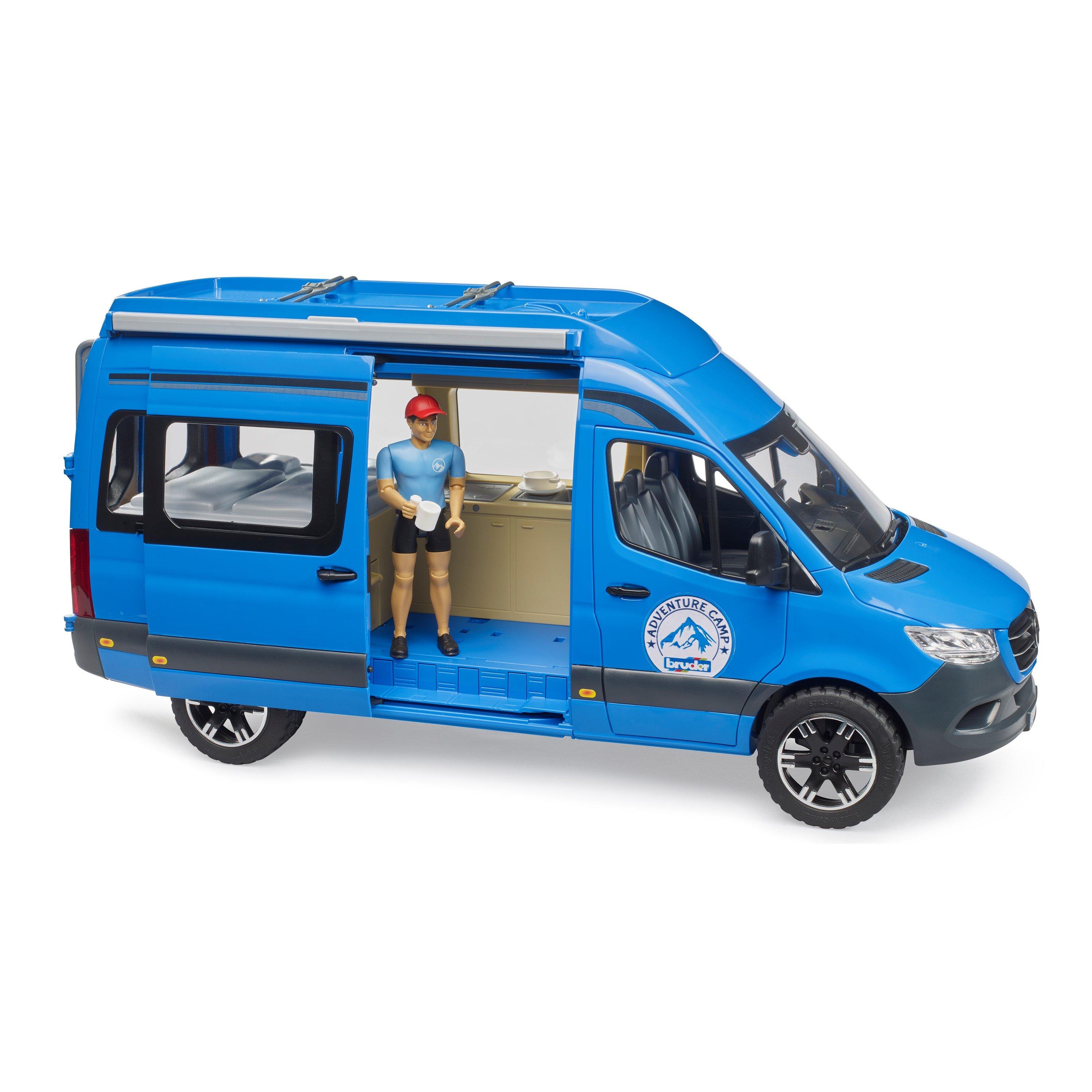 Multi - Bruder - Bruder 1:16 MB Sprinter Camper with driver ¿ Deliv - 1