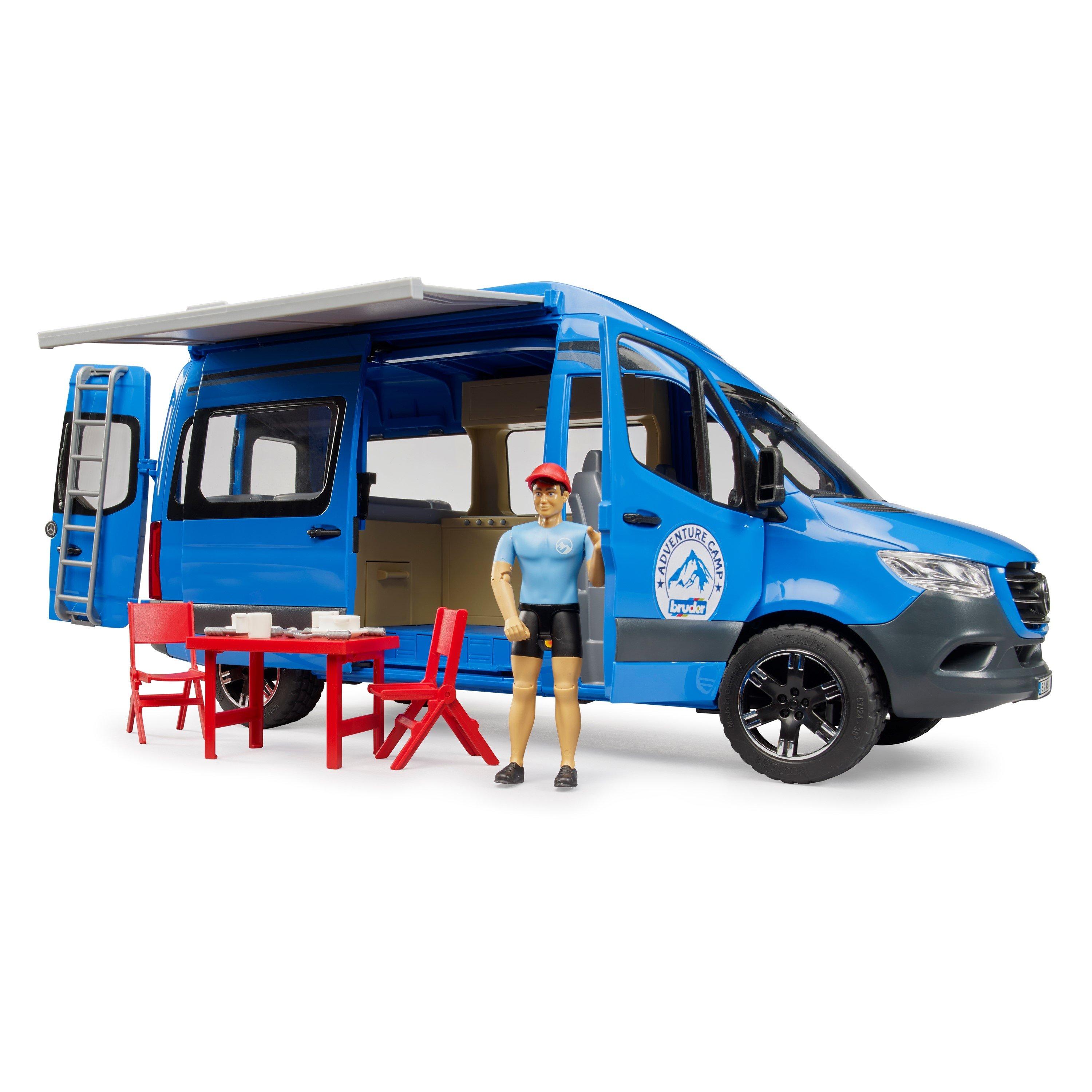 Multi - Bruder - Bruder 1:16 MB Sprinter Camper with driver ¿ Deliv - 3