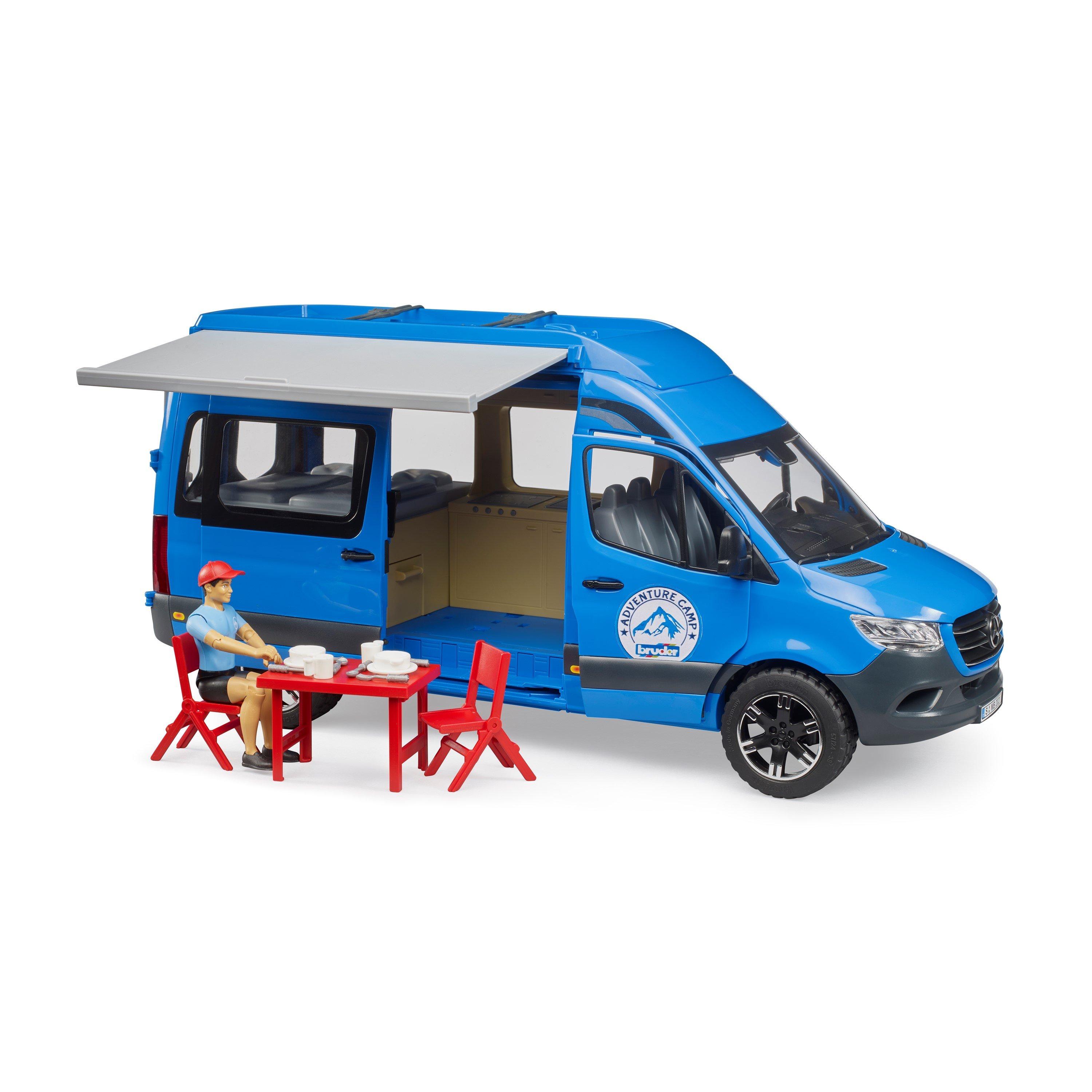 Multi - Bruder - Bruder 1:16 MB Sprinter Camper with driver ¿ Deliv - 4