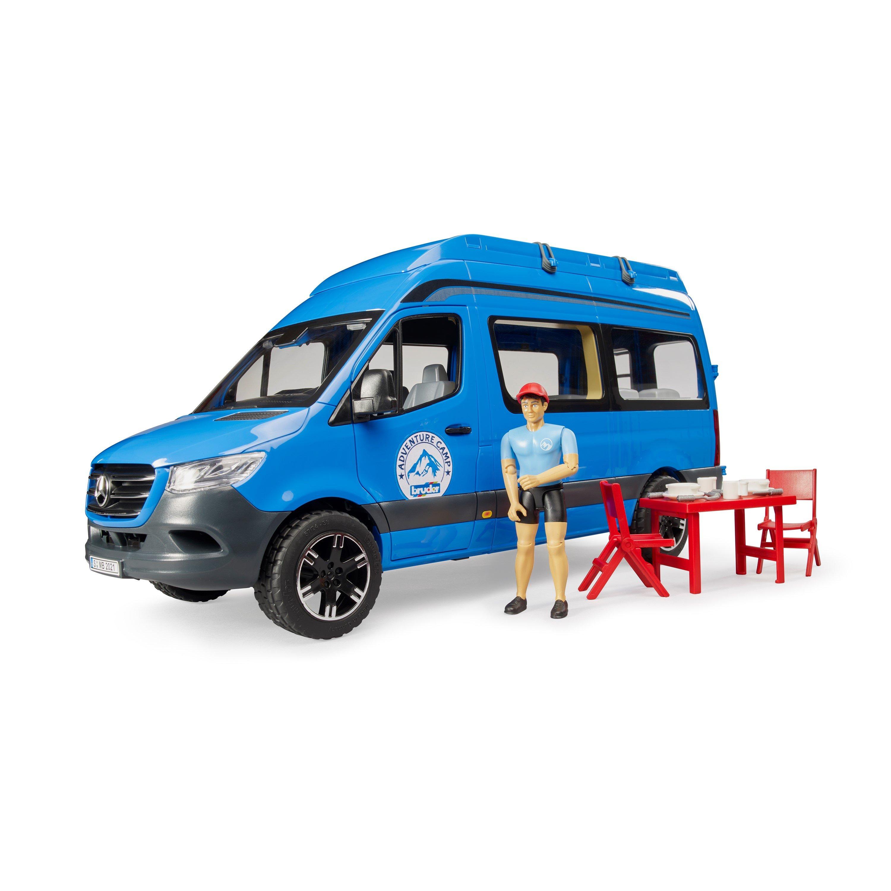 Multi - Bruder - Bruder 1:16 MB Sprinter Camper with driver ¿ Deliv - 8