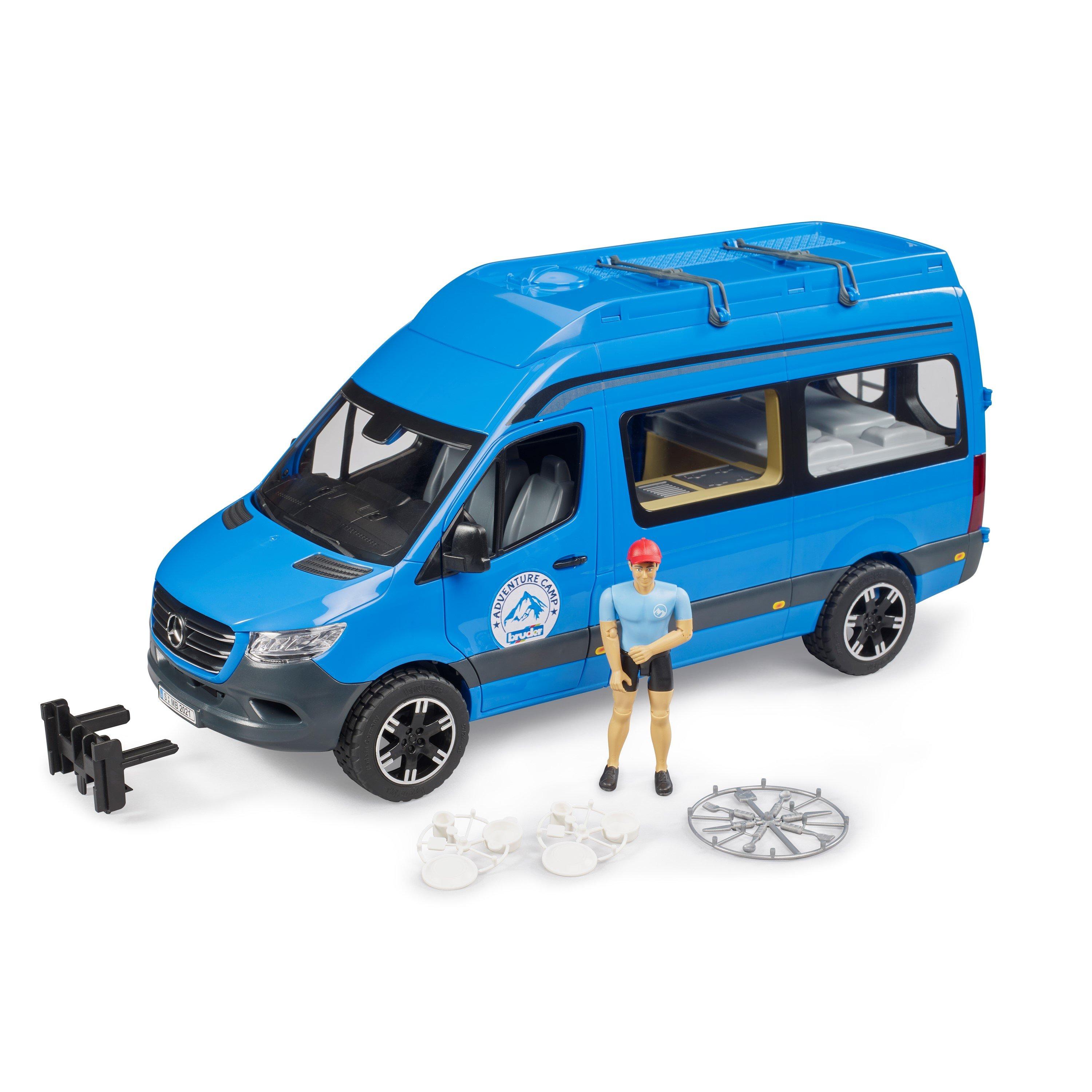 Multi - Bruder - Bruder 1:16 MB Sprinter Camper with driver ¿ Deliv - 10