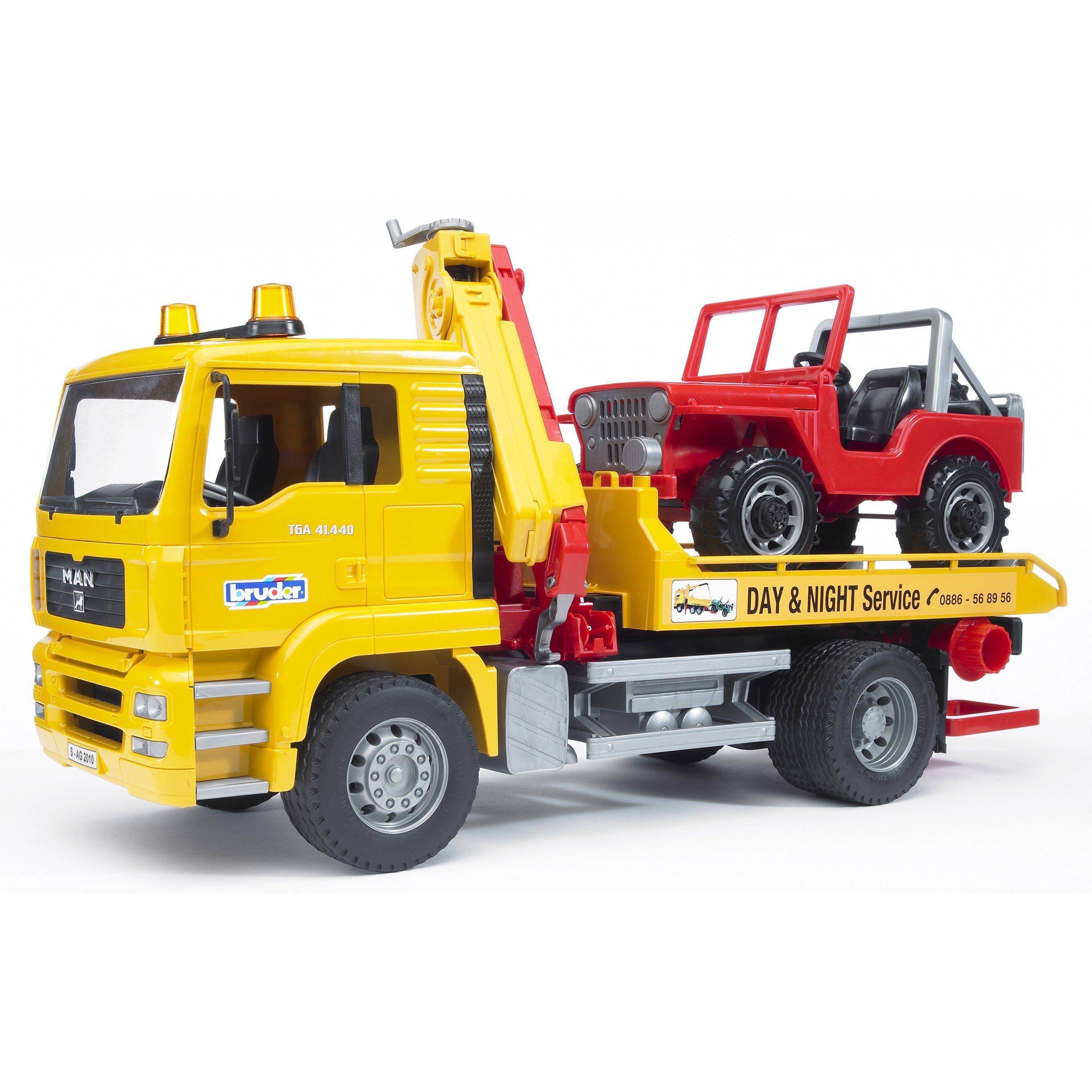 Multi - Bruder - Bruder 1:16 MAN TGA Breakdown-truck with cross cou - 1