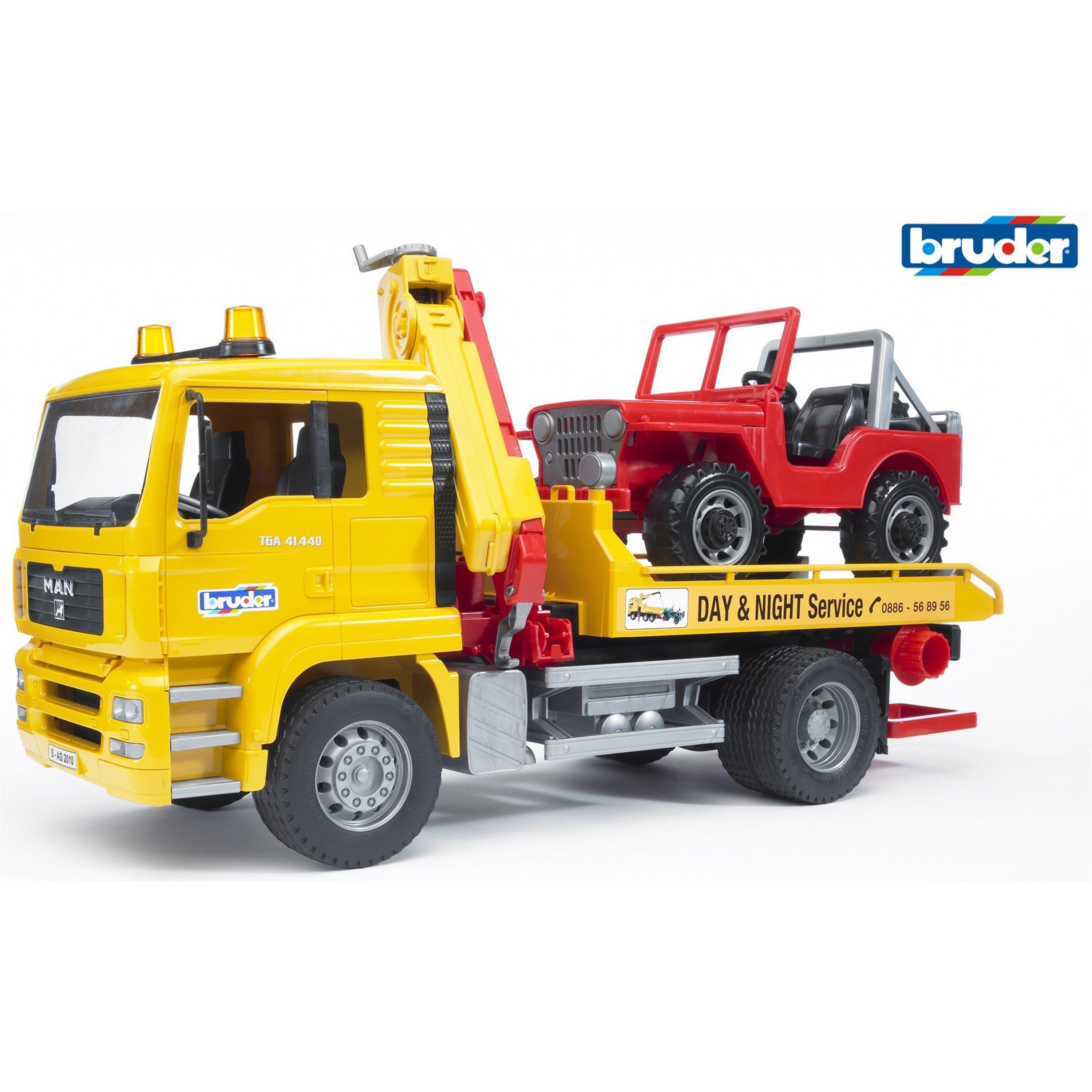 Multi - Bruder - Bruder 1:16 MAN TGA Breakdown-truck with cross cou - 2