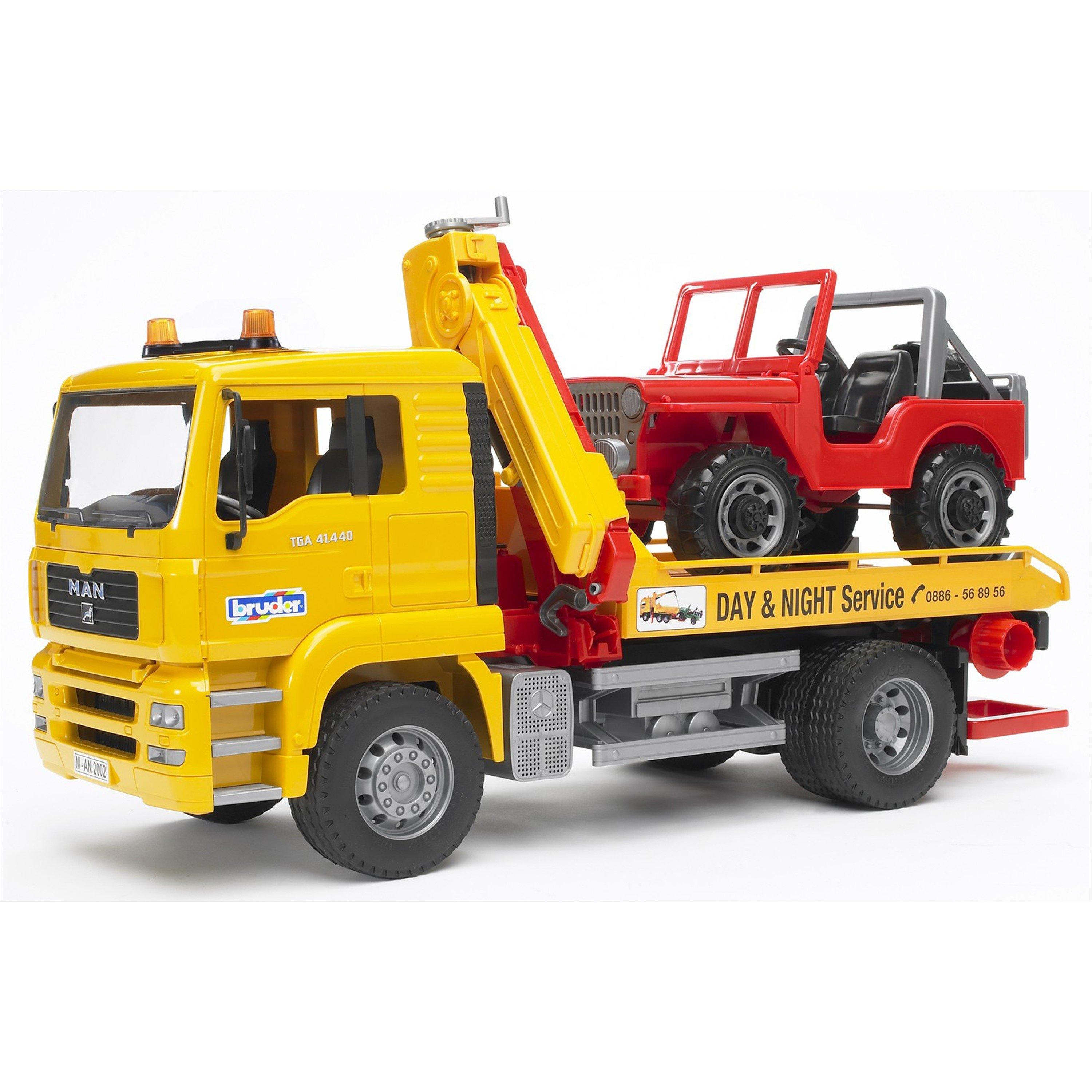 Multi - Bruder - Bruder 1:16 MAN TGA Breakdown-truck with cross cou - 4