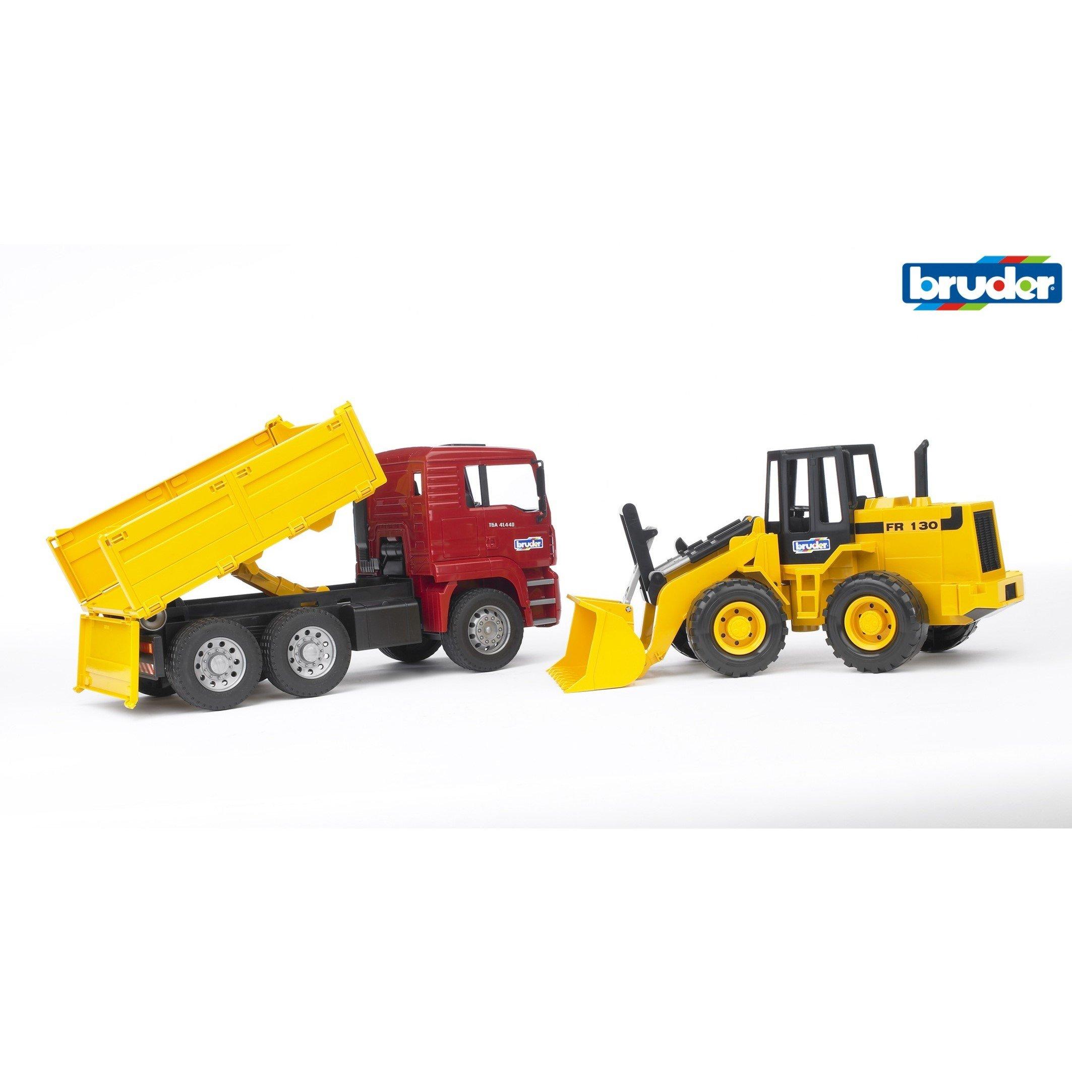 Multi - Bruder - Bruder 1:16 MAN TGA Construction truck and articul - 3