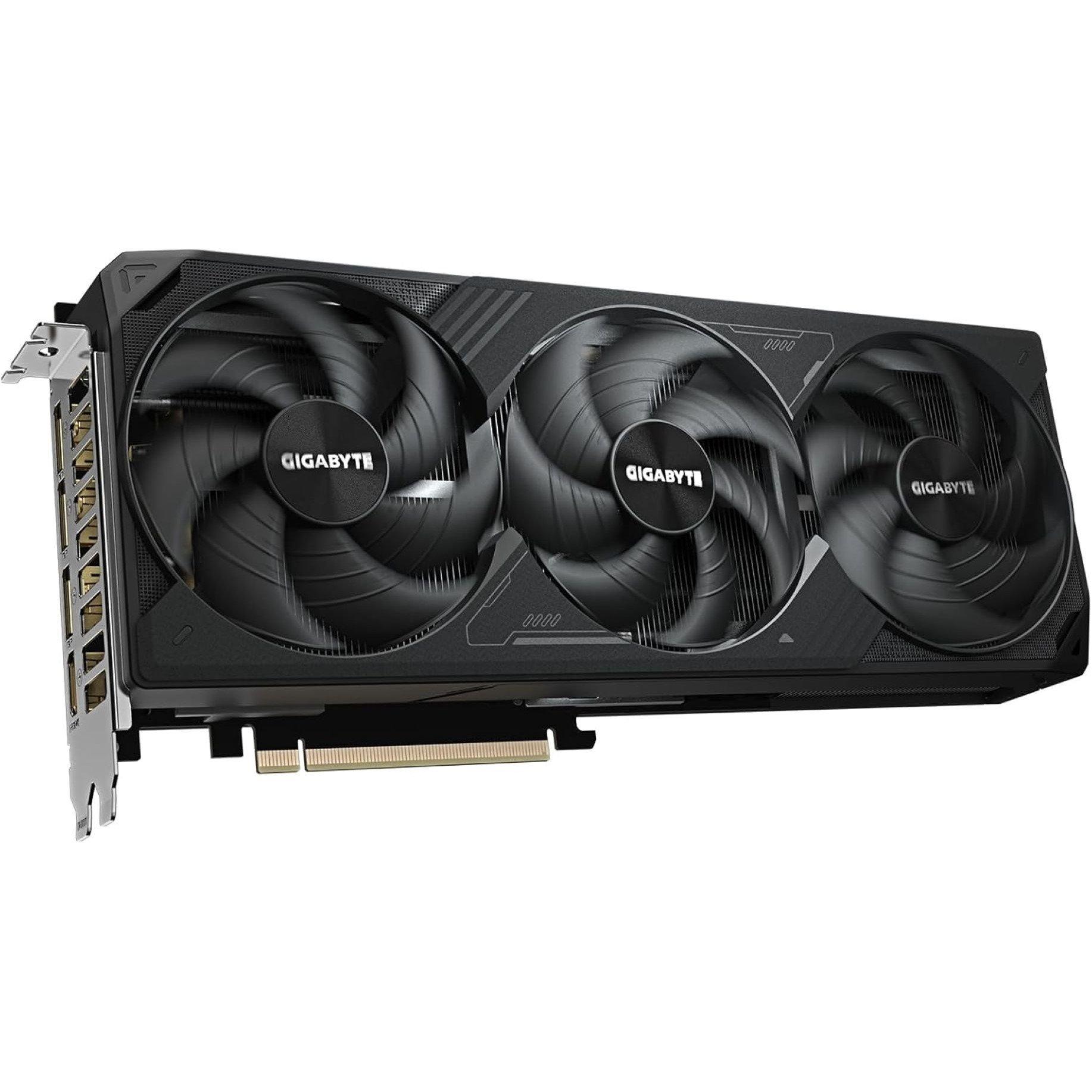 Crna - Gigabyte Technology - GIGABYTE RTX 5070 TI 16GB WINDFORCE OC Graphics Card - 6
