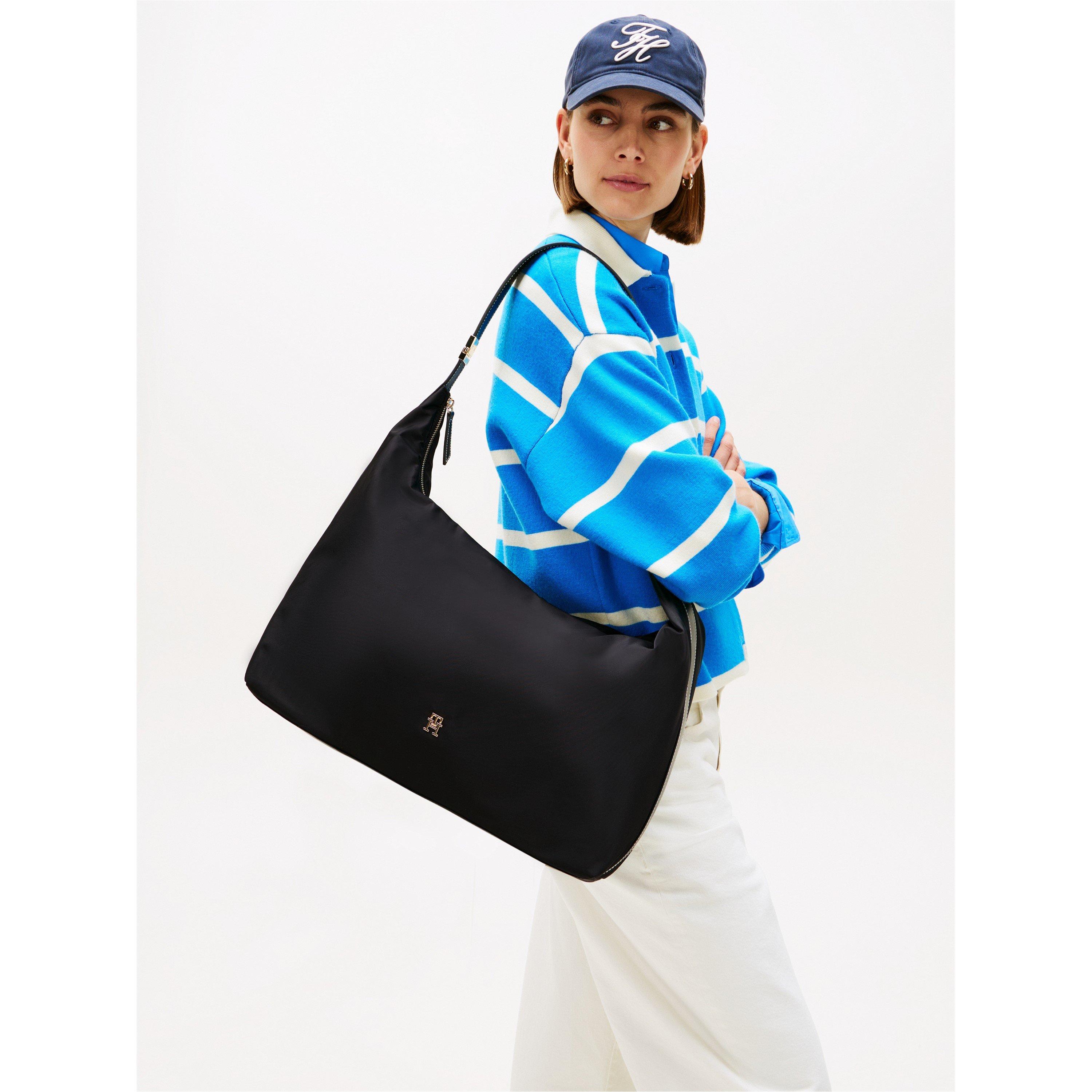 Black - Tommy Hilfiger - Tommy GO Nylon Hobo Ld61 - 2