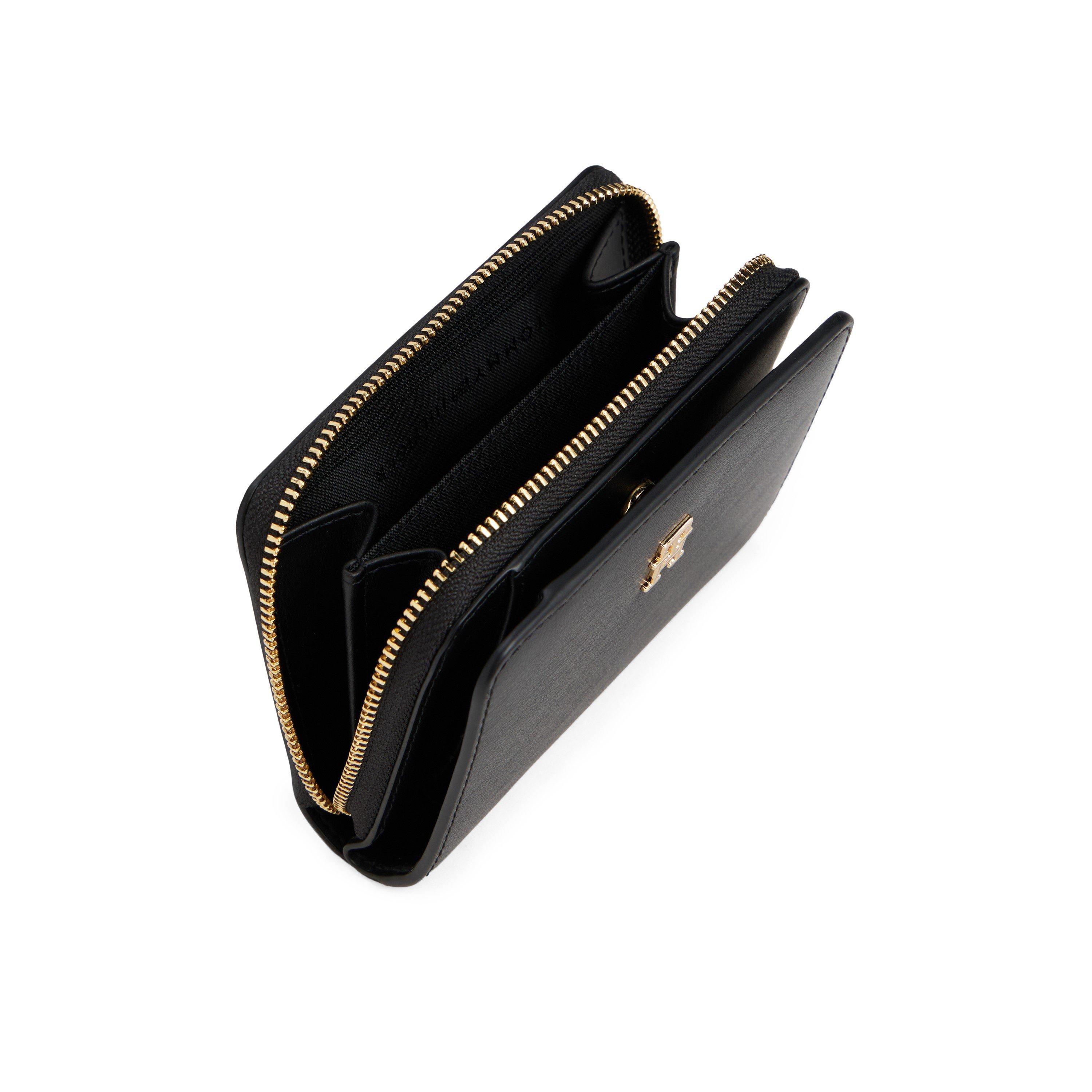 Black - Tommy Hilfiger - Women's Icon Medium Zip Around Purse - 2