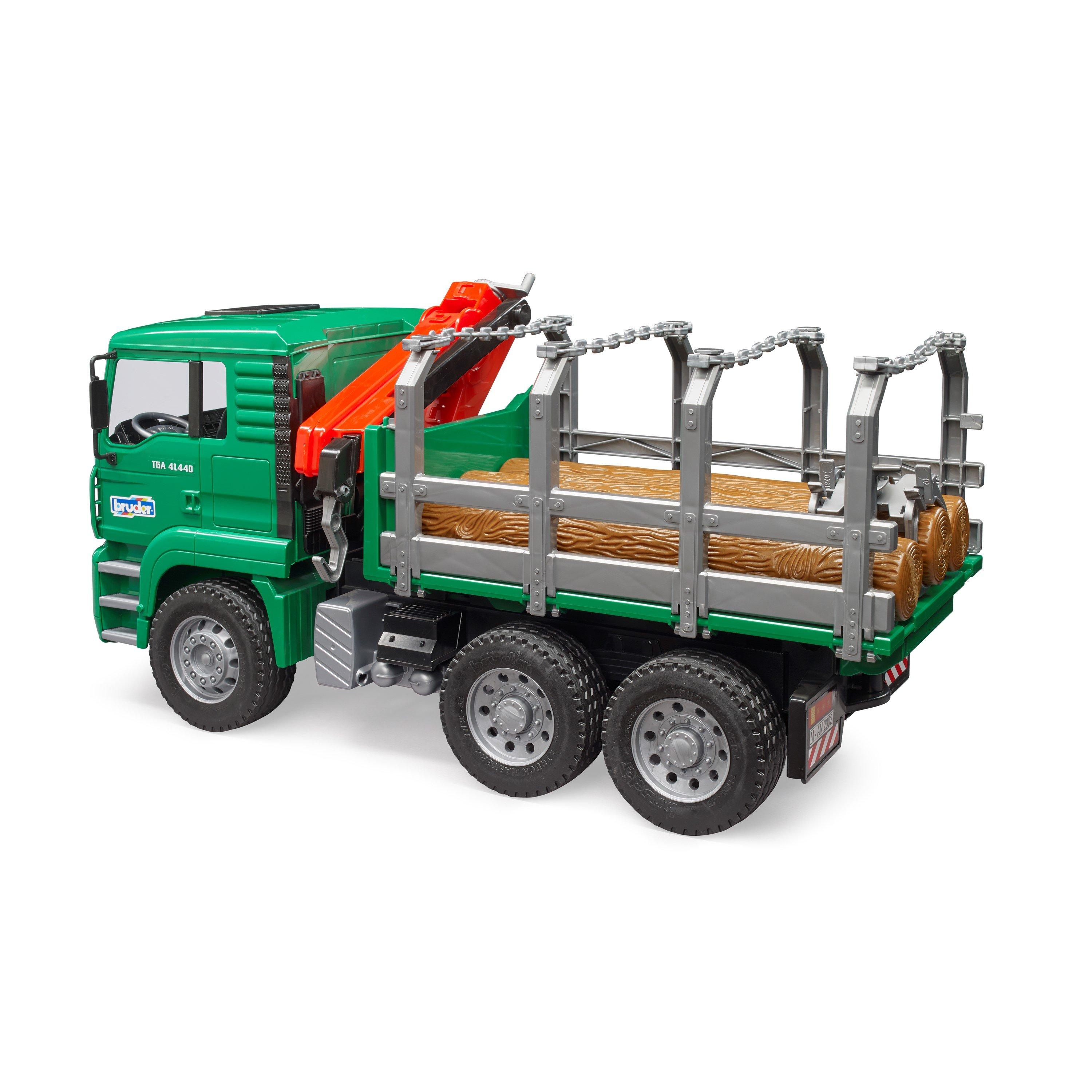 Multi - Bruder - Bruder 1:16 MAN TGA Timber truck with loading cran - 3