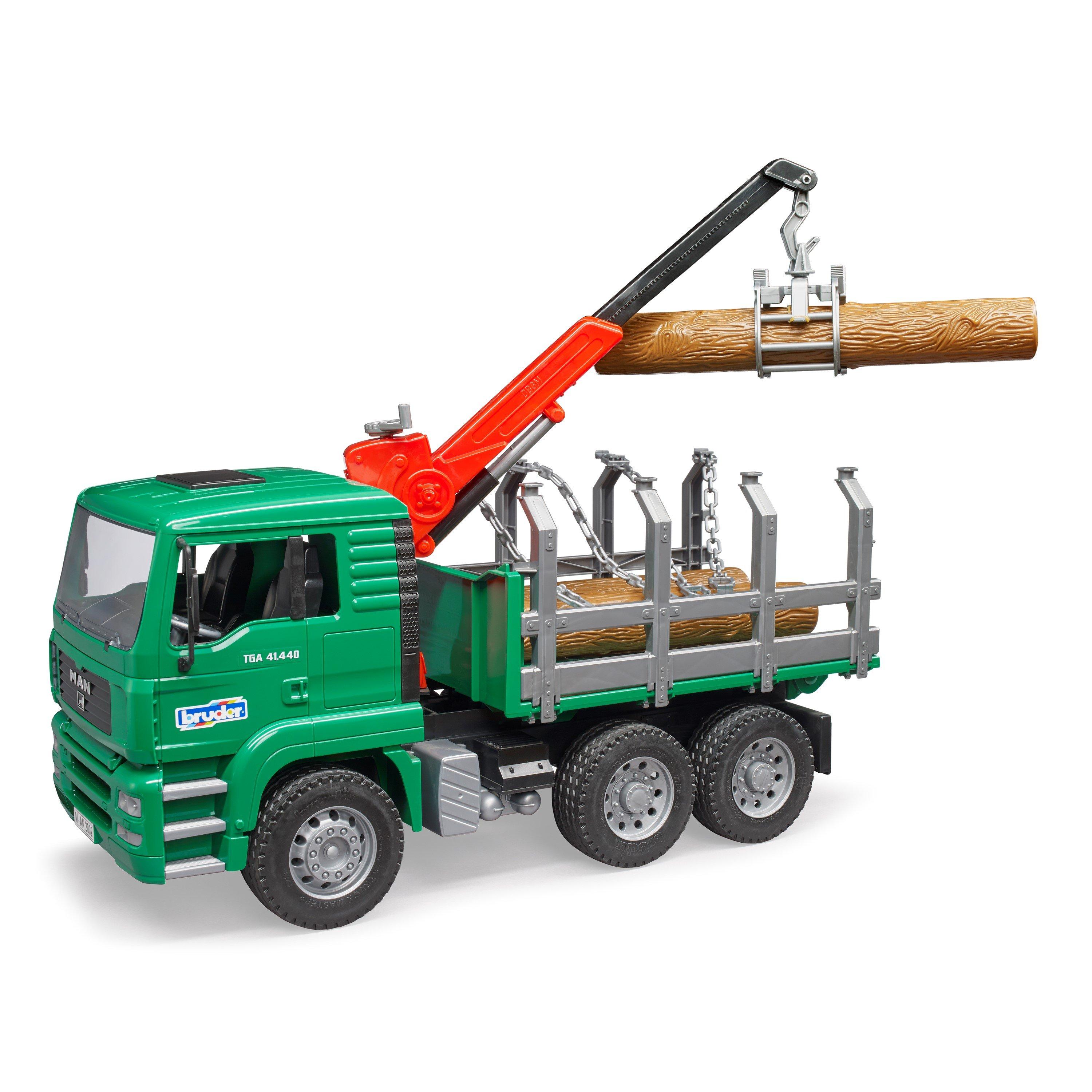 Multi - Bruder - Bruder 1:16 MAN TGA Timber truck with loading cran - 5