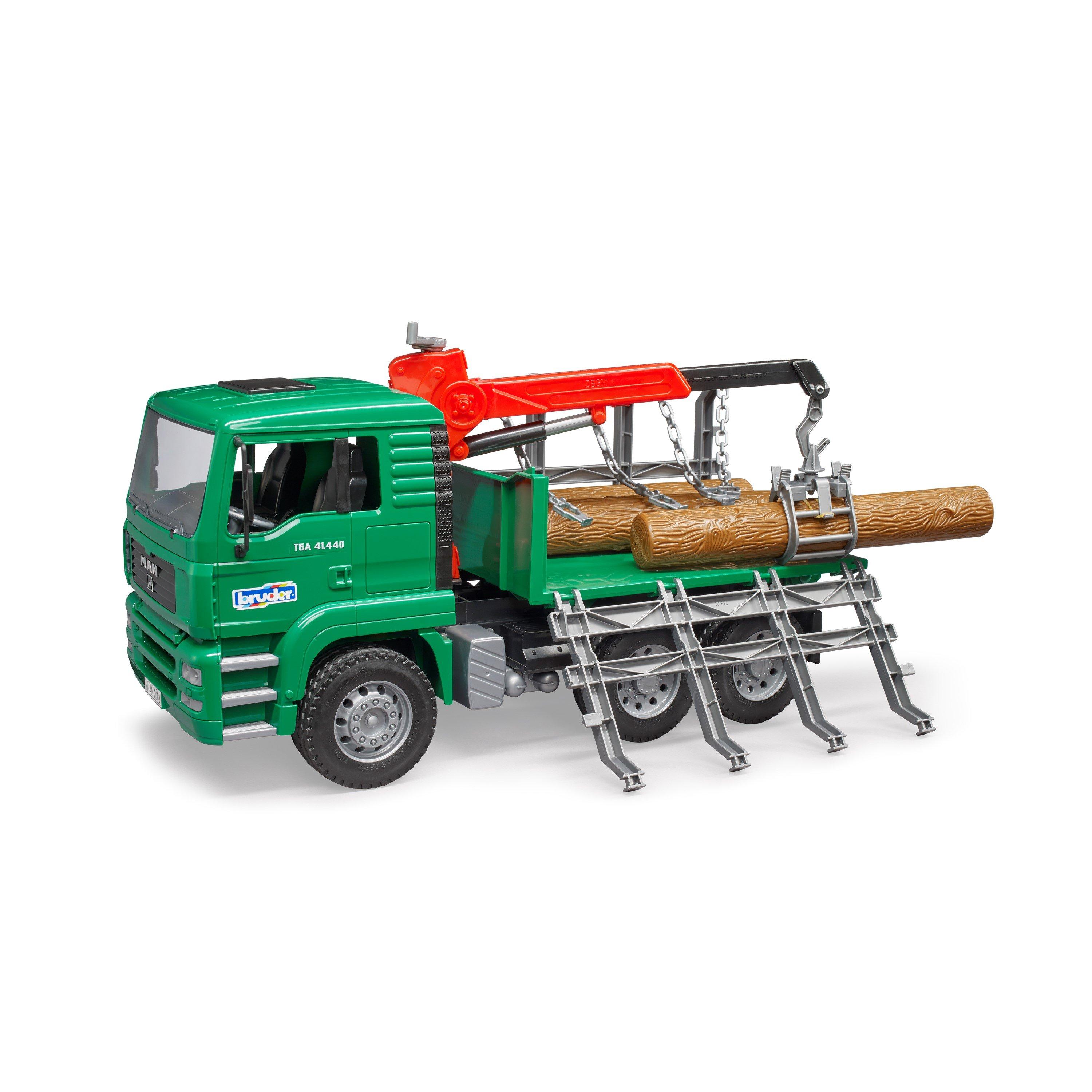 Multi - Bruder - Bruder 1:16 MAN TGA Timber truck with loading cran - 6